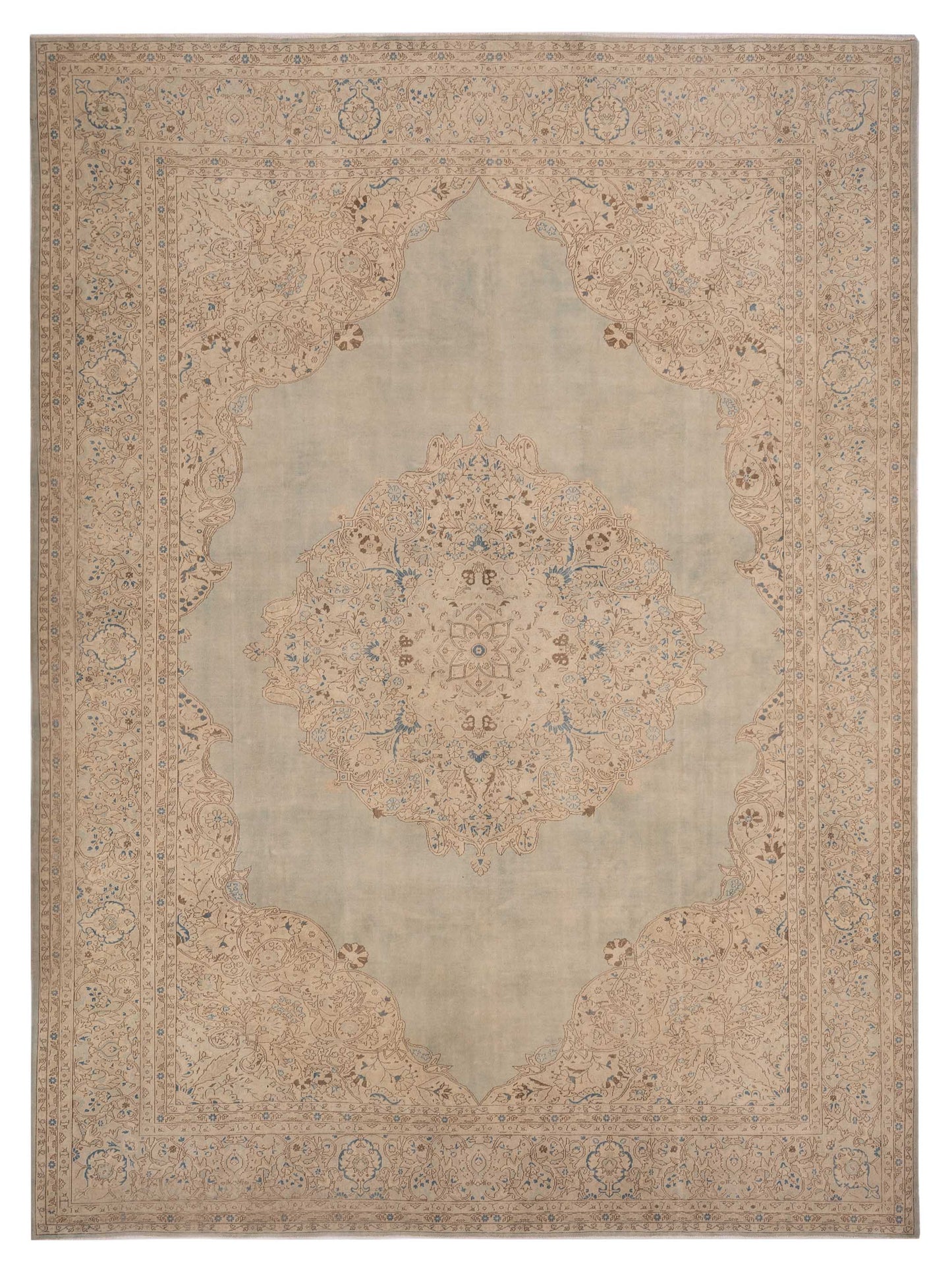 Pasha Vintage  Silver Beige Traditional