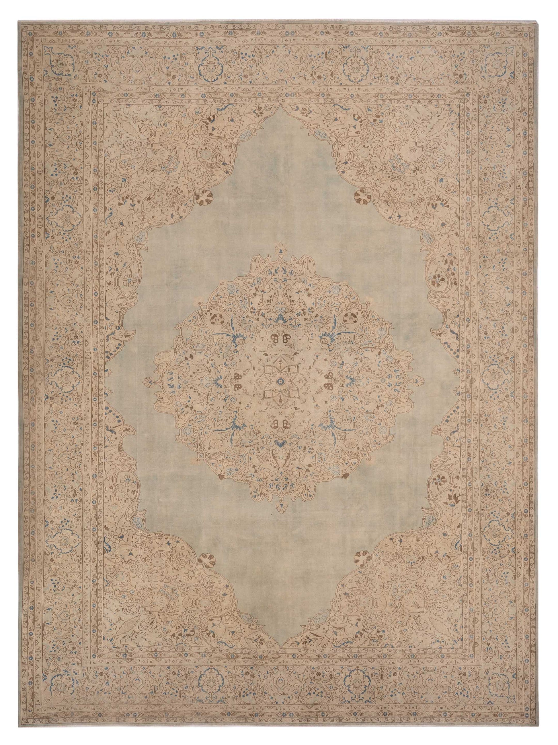 Pasha Vintage  Silver Beige Traditional