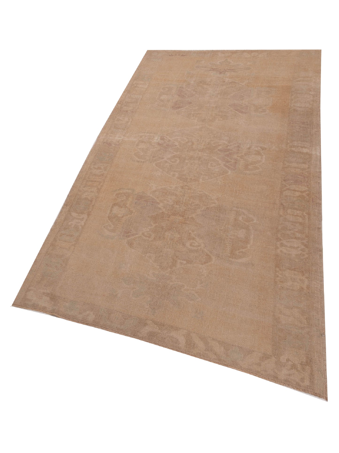 Nomadra Beige Beige 5.3x10.3 Hand Knotted Rug