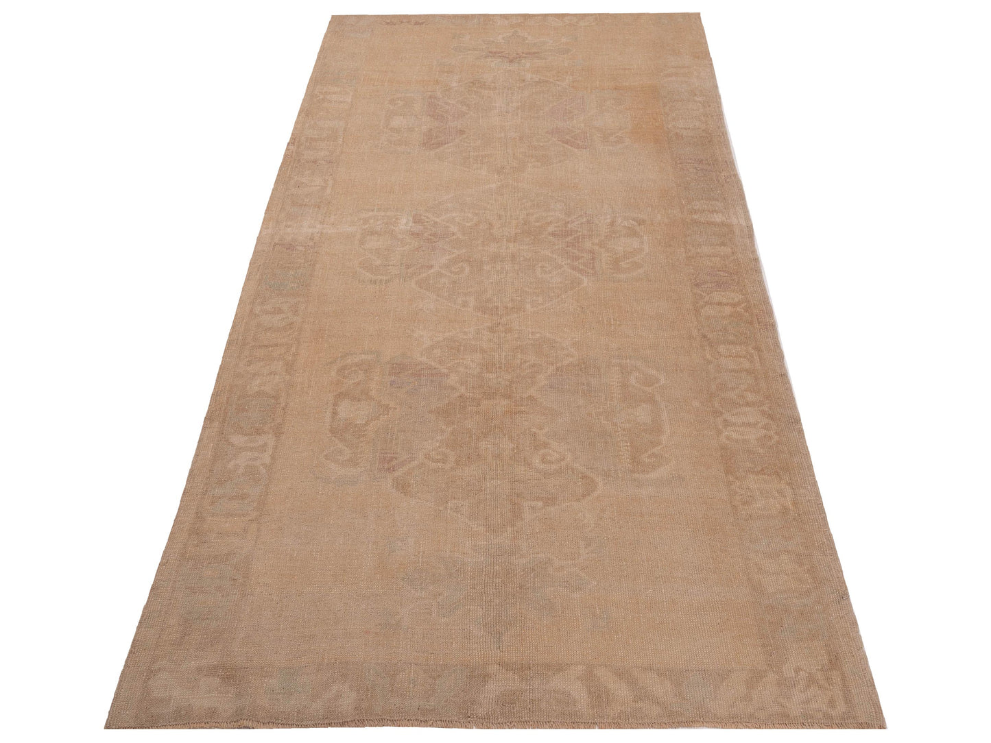 Nomadra Beige Beige 5.3x10.3 Hand Knotted Rug