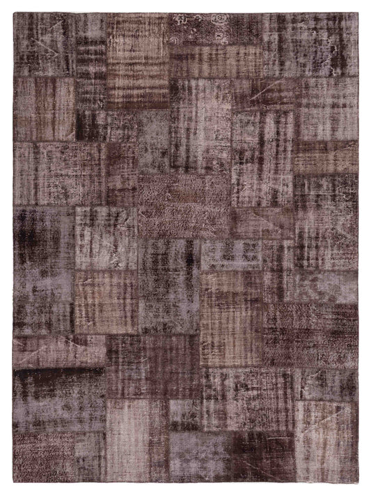 Pasha Turkish Vestige Patchwork  Brown  Contemporary