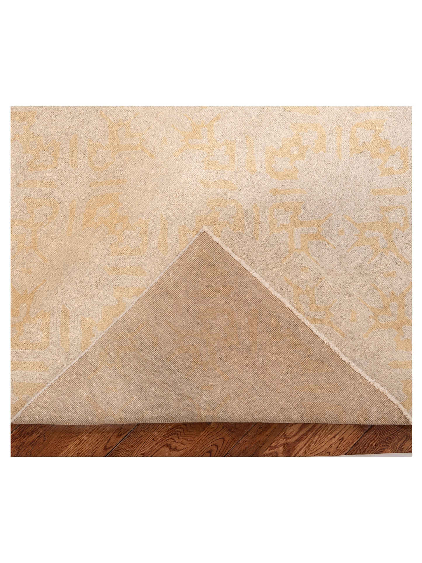 Distona Beige Gold 8x10 Hand Knotted Rug
