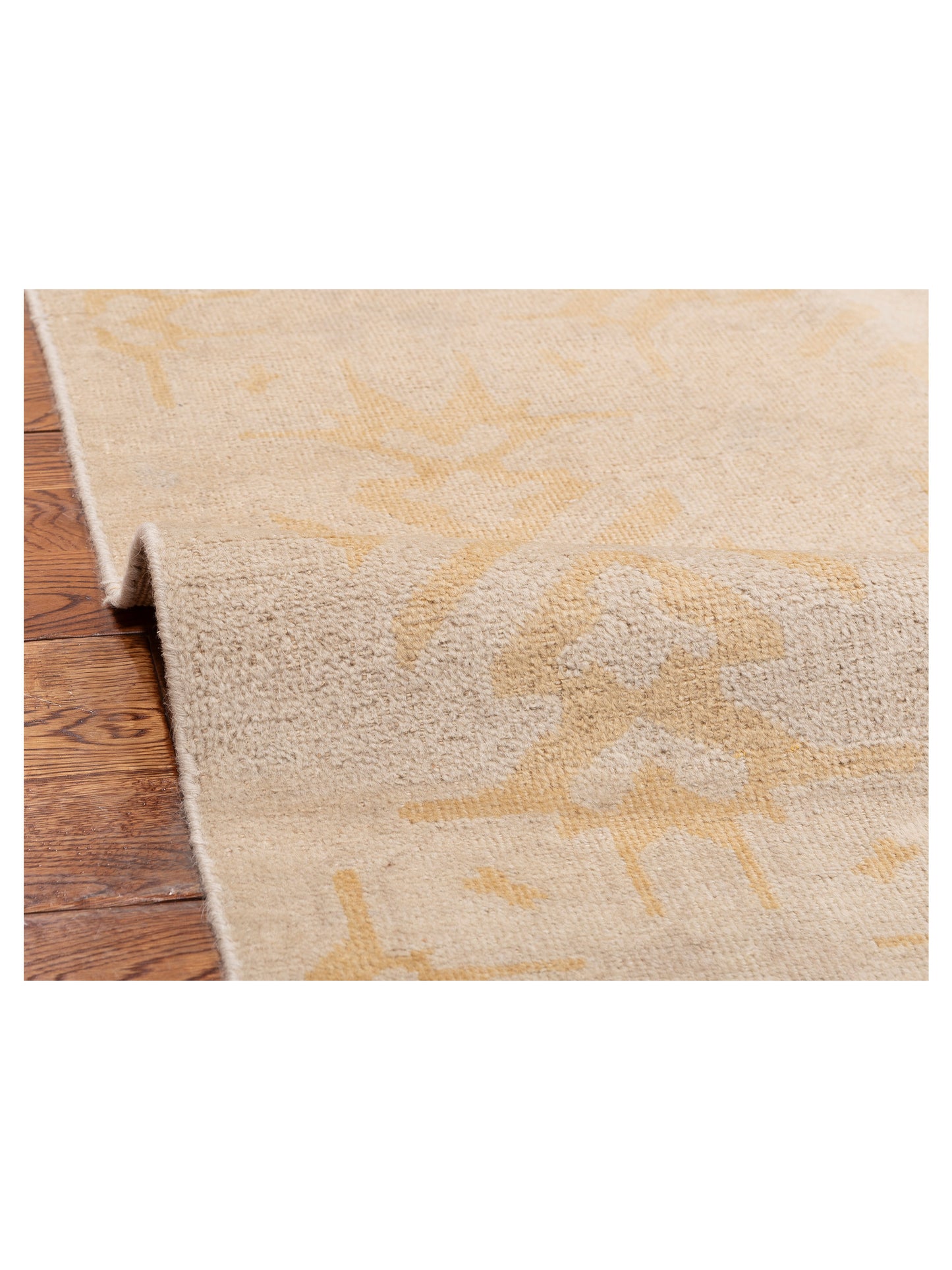 Distona Beige Gold 8x10 Hand Knotted Rug