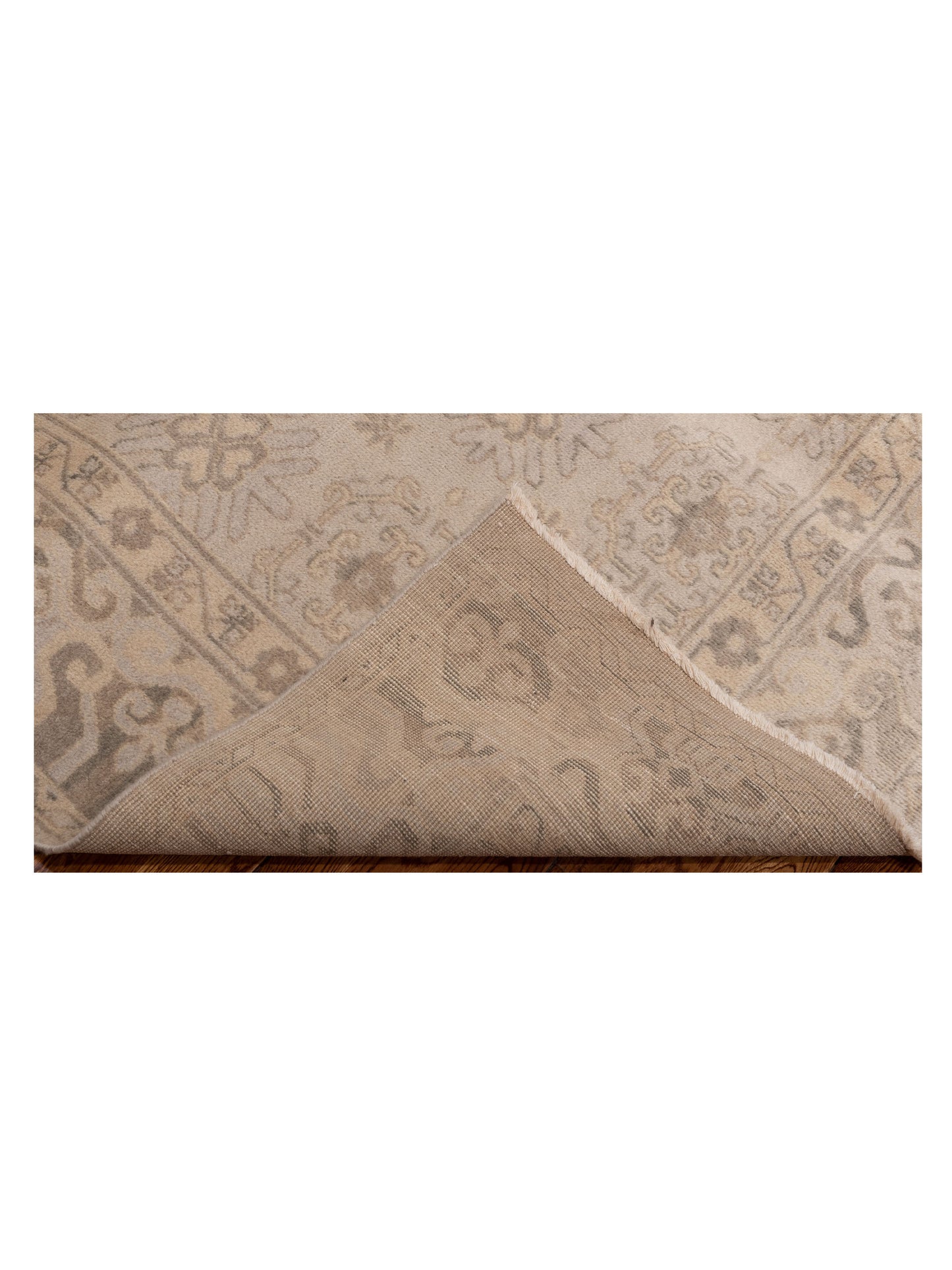 Distona Gray Gray 6.7x6.7 Hand Knotted Rug