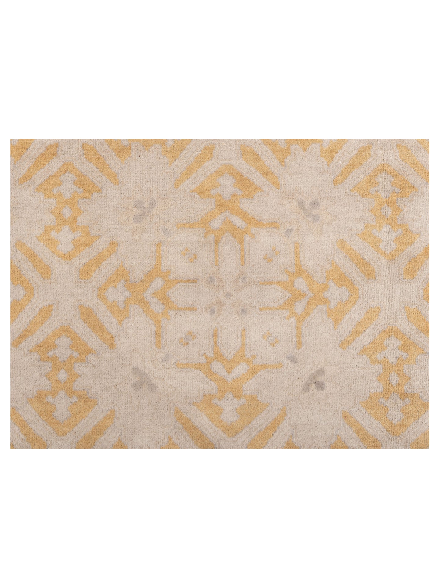 Distona Beige Gold 6x9 Hand Knotted Rug