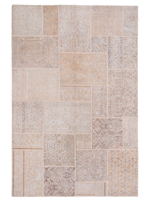 Pasha Turkish Vestige Patchwork  Natural  Contemporary