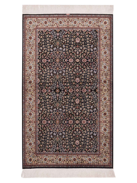 Pasha Pure Silk  Black Ivory Traditional