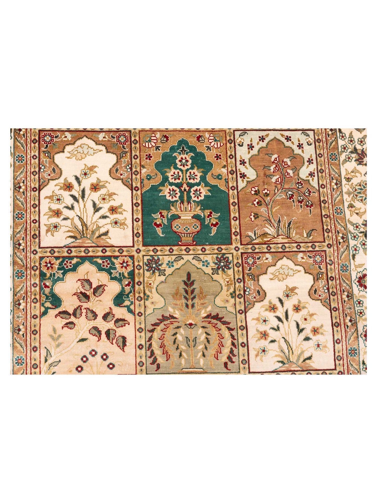 Pure Silk Multi 2.7x6 Hand Knotted Rug