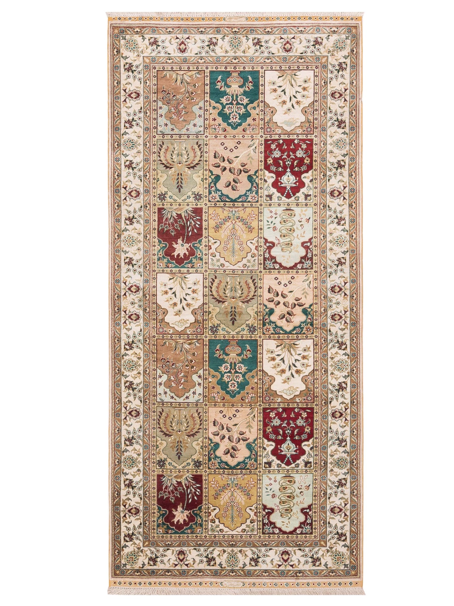 Pasha Pure Silk  Multi  Traditional