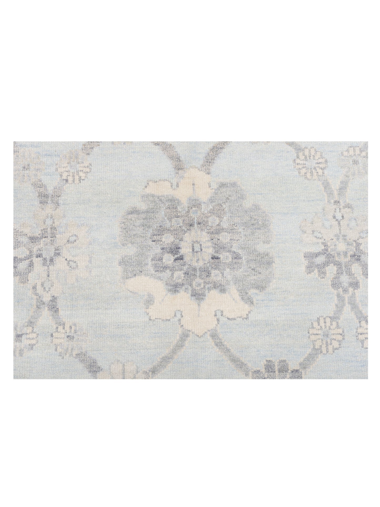 Tenzari Blue 7.10x10 Hand Knotted Rug
