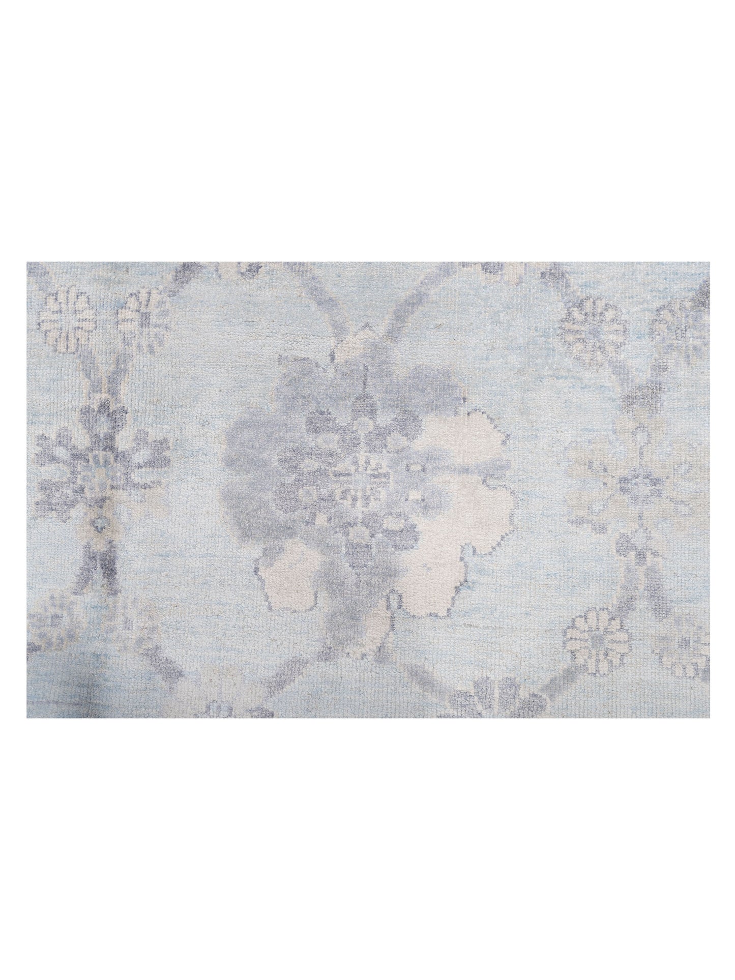 Tenzari Blue 7.11x10.2 Hand Knotted Rug