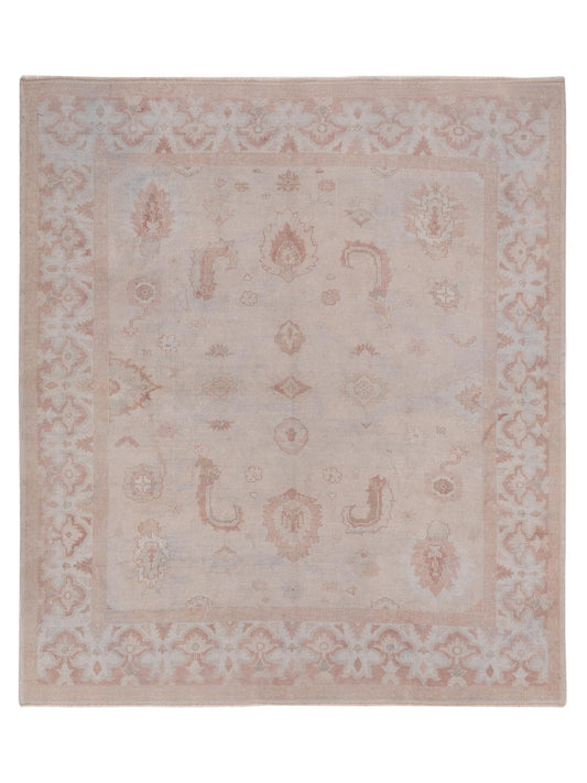 Pasha Anadol Oushak  Beige Silver Transitional