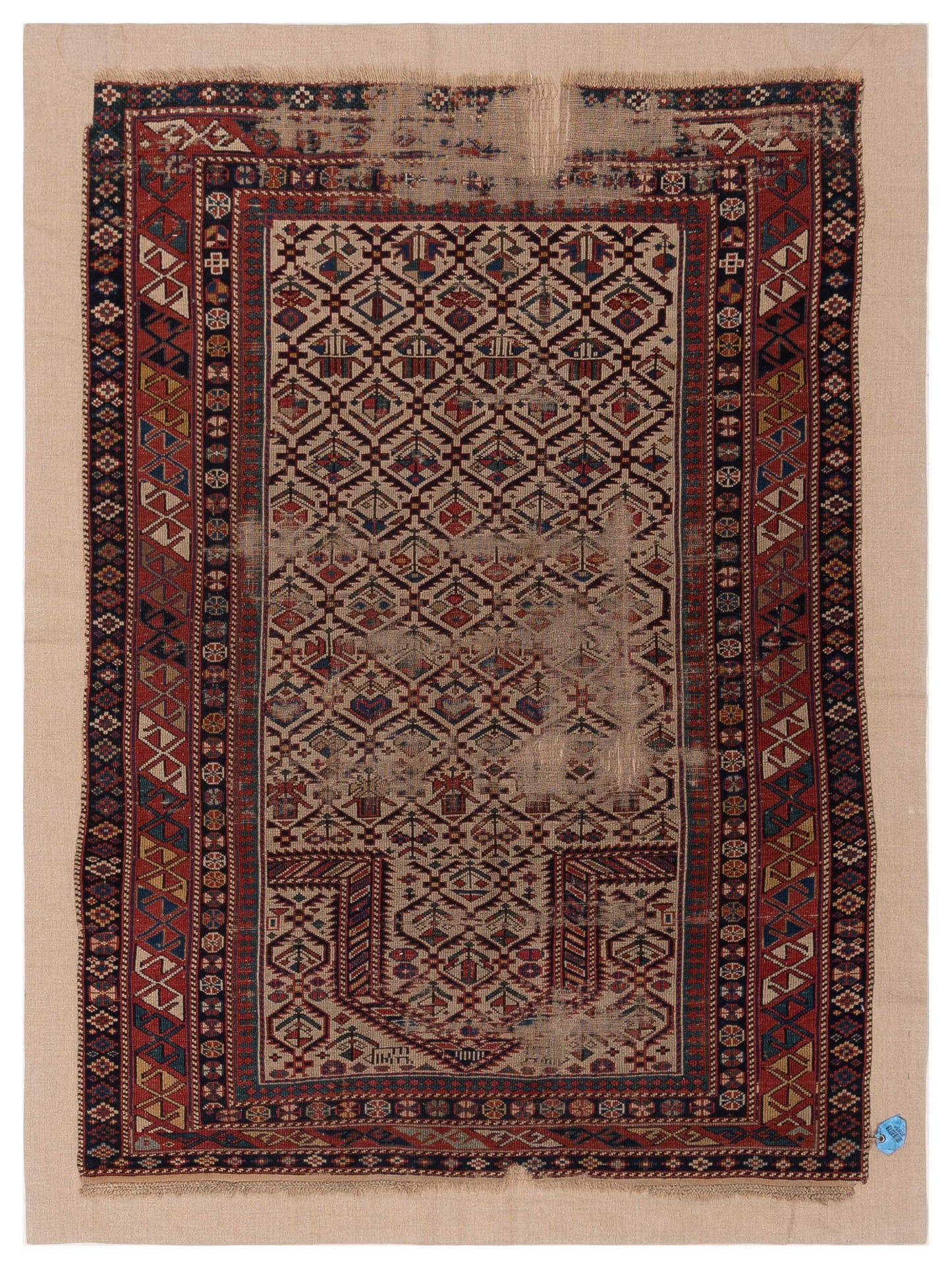 Nomad Antique Caucasian  Beige Rust Traditional