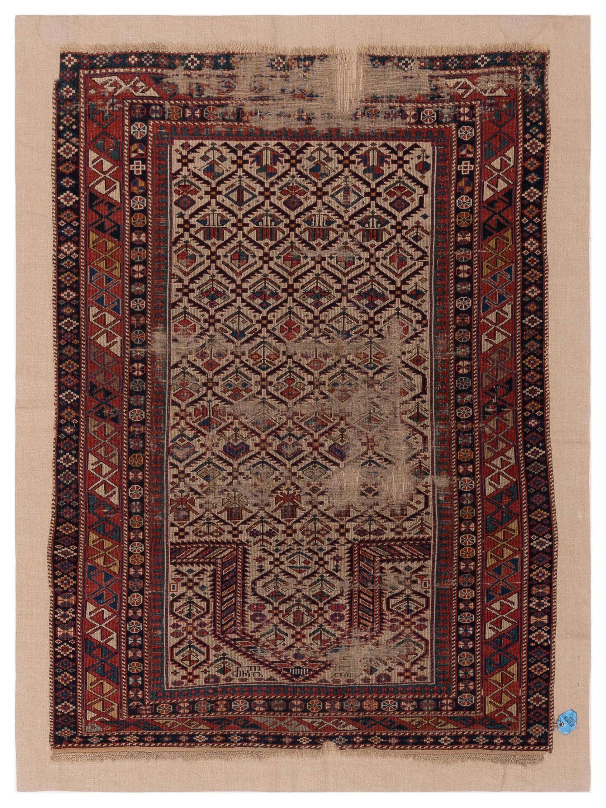 Nomad Antique Caucasian  Beige Rust Traditional