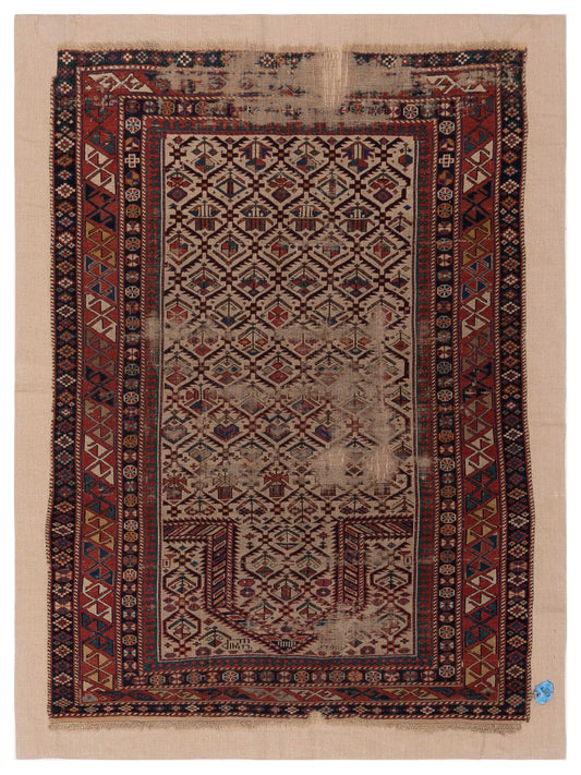 Nomad Antique Caucasian  Beige Rust Traditional