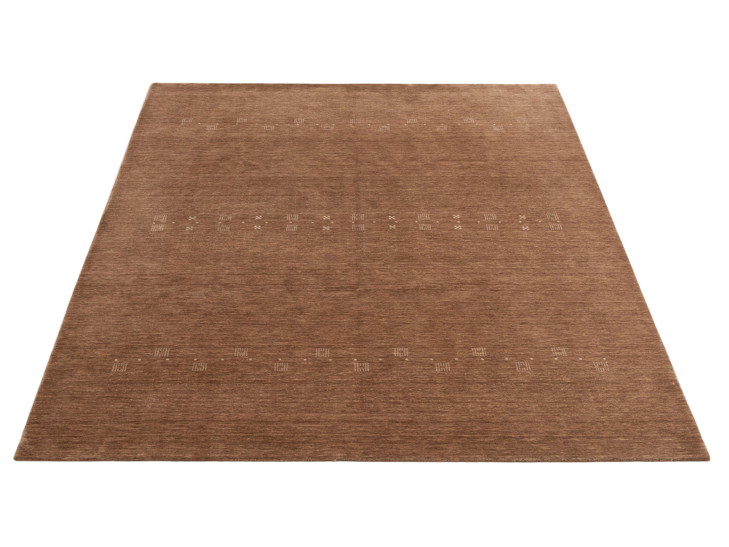 Tibarra Brown 8x9.8 Hand Knotted Rug