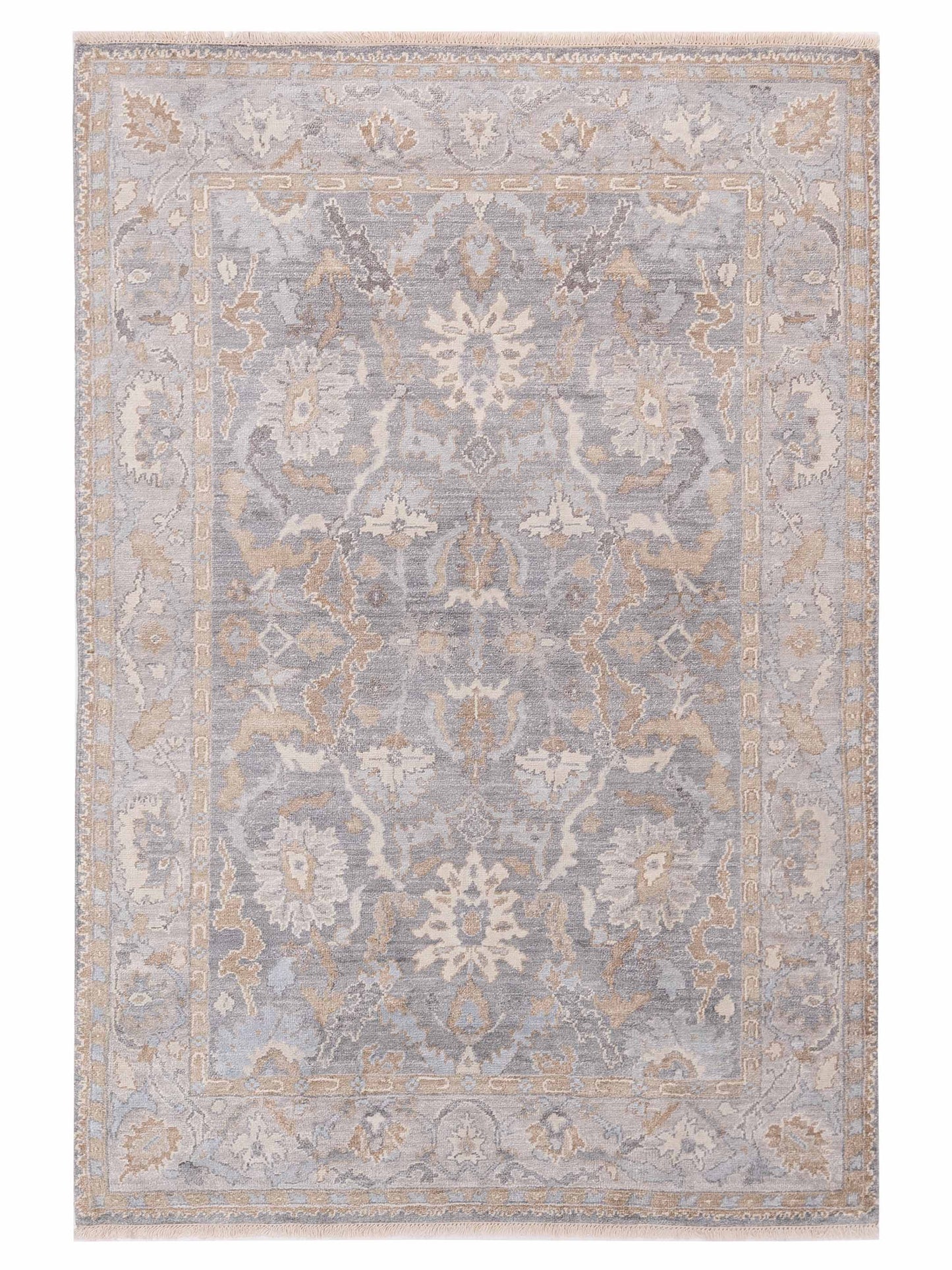 Siena Tibetino  Gray Silver Contemporary