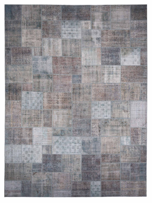 Pasha Turkish Vestige Patchwork  Light Blue  Contemporary
