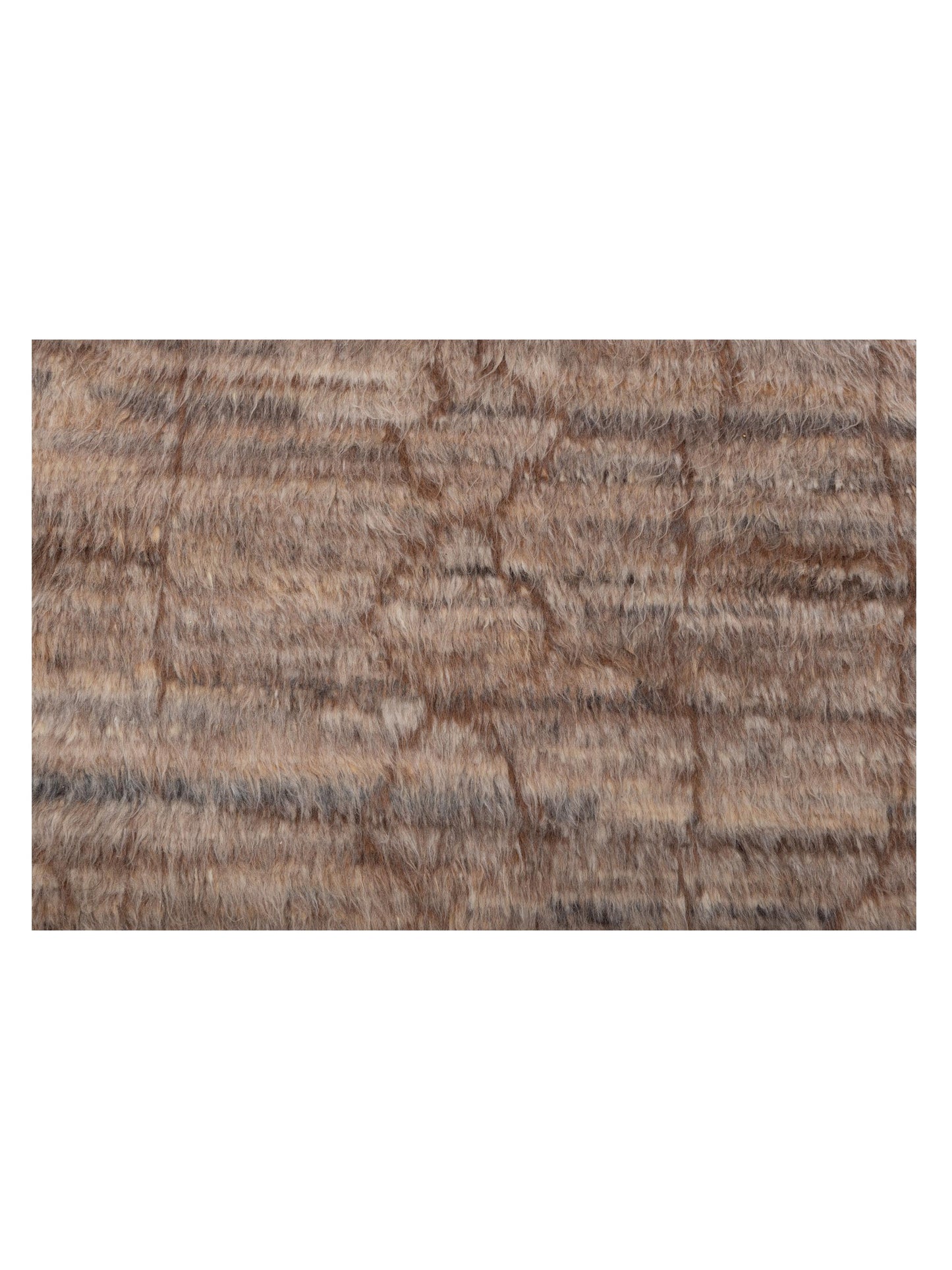Baskra Natural Brown 8.9x13.3 Hand Knotted Rug