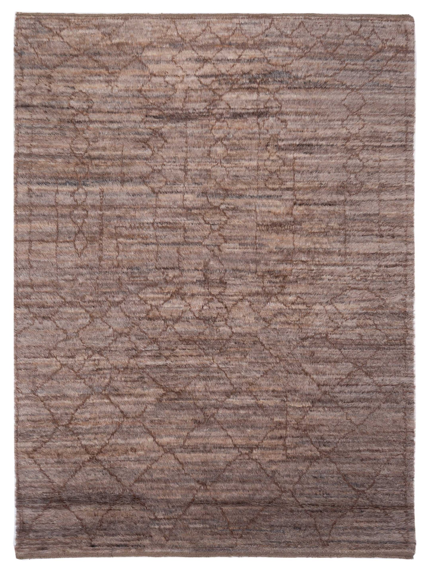 Pasha Berber  Natural Brown Contemporary