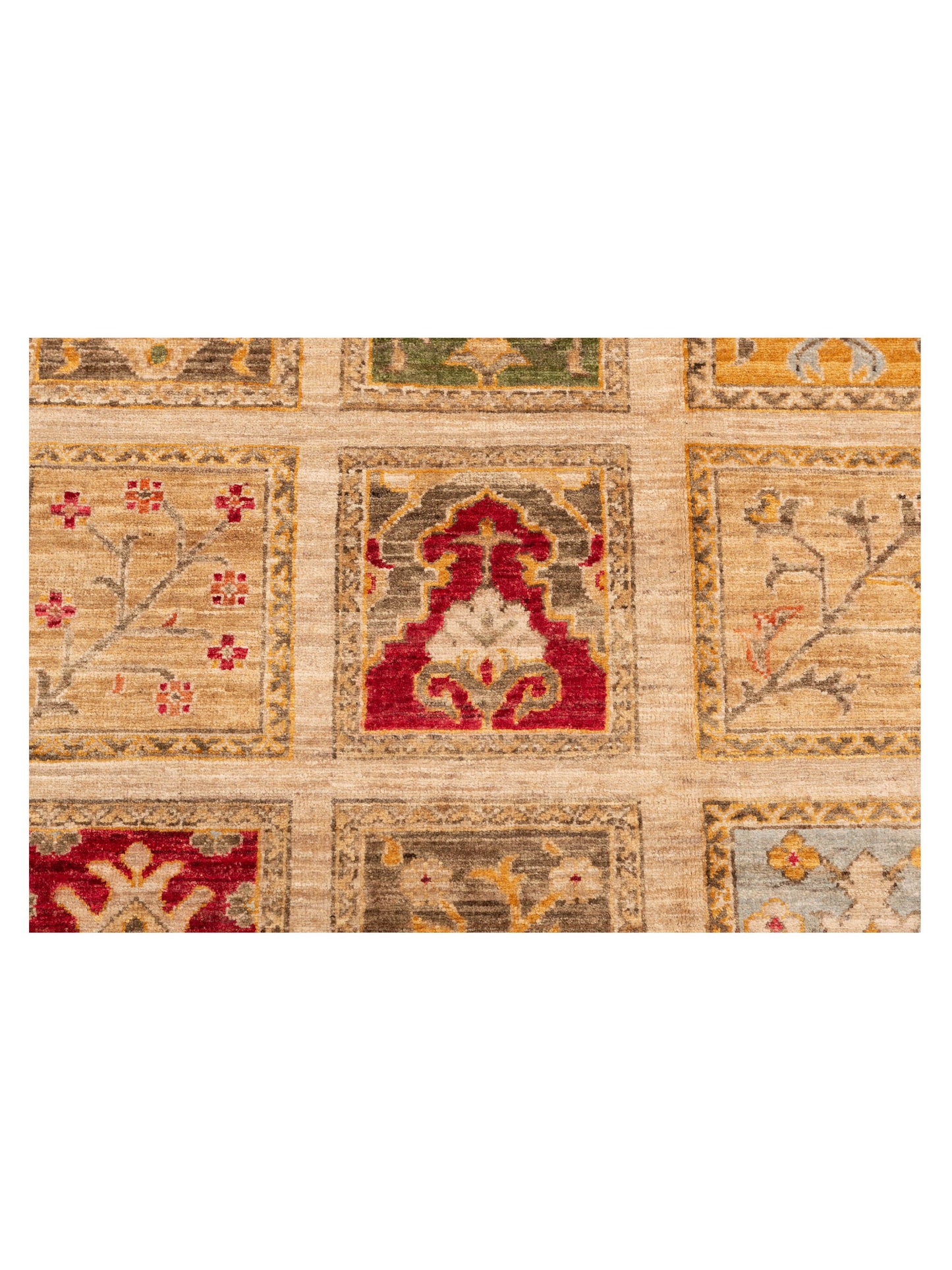 Sabira Multi 6.8x9.8 Hand Knotted Rug