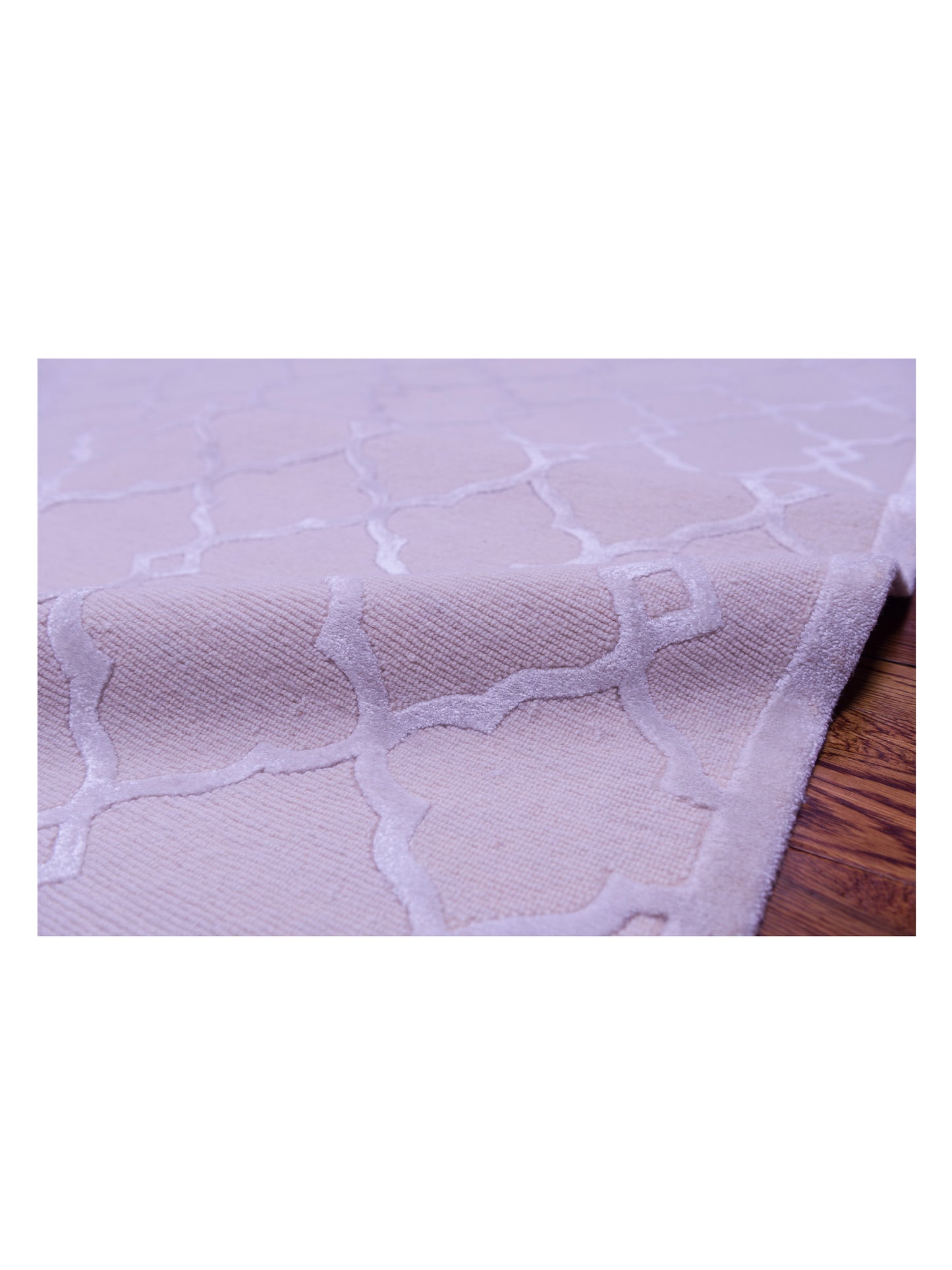 Tenzari Beige Beige 9.2x12.3 Hand Knotted Rug