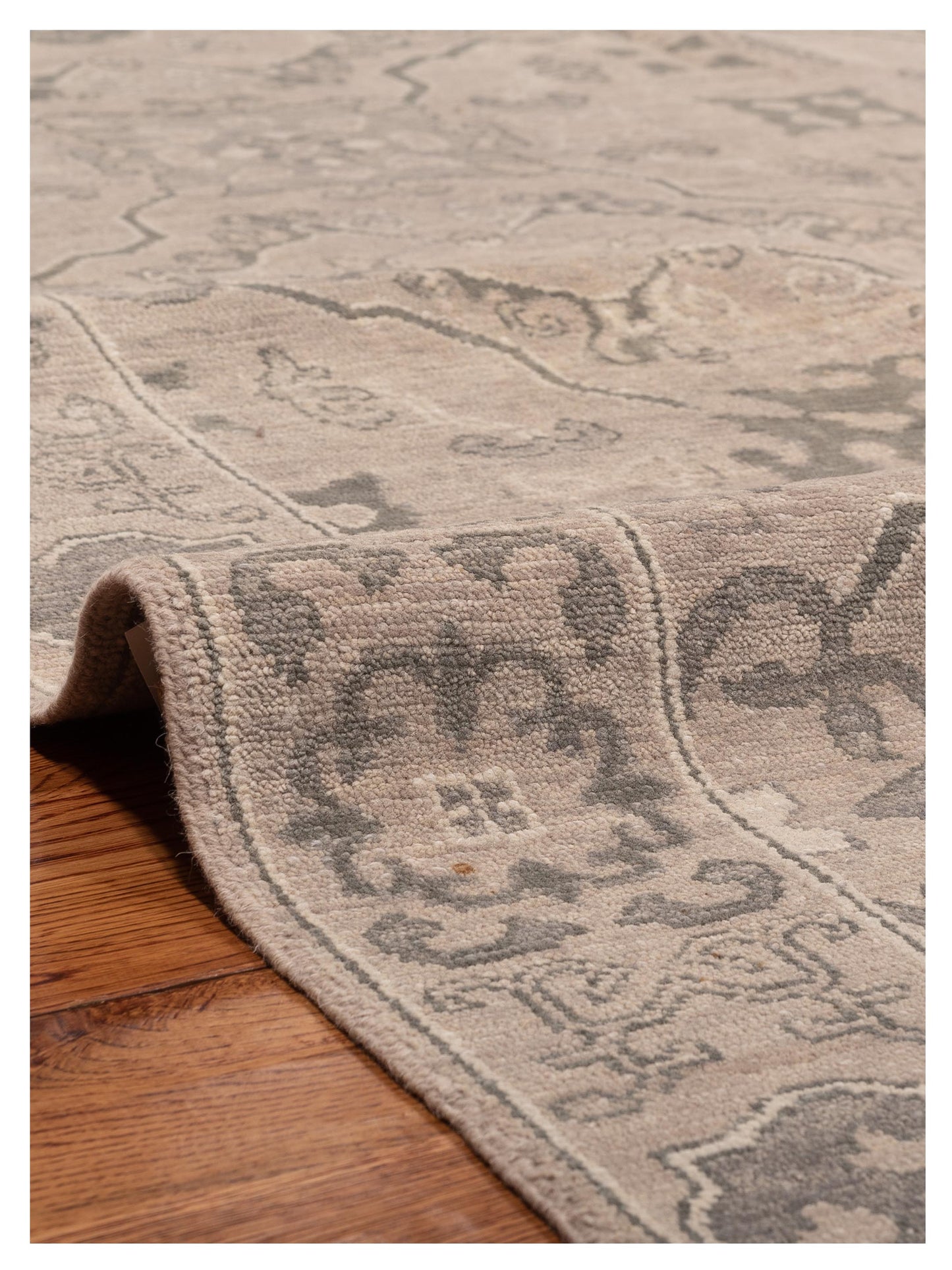 Andalusia Gray Green 8.11x119 Hand Knotted Rug