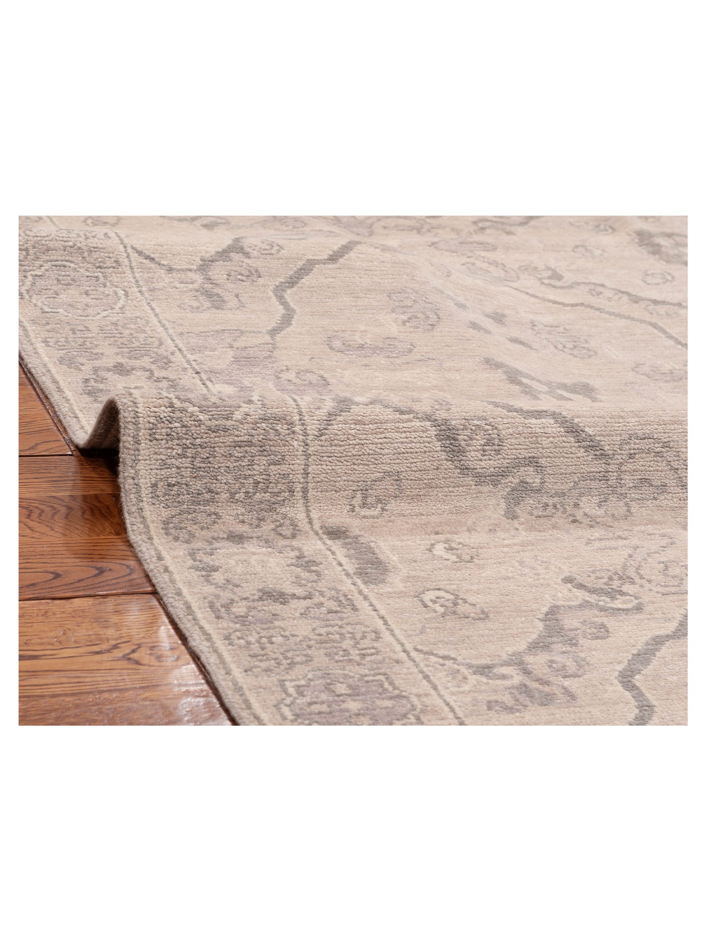 Andalusia Gray Green 6x9.1 Hand Knotted Rug