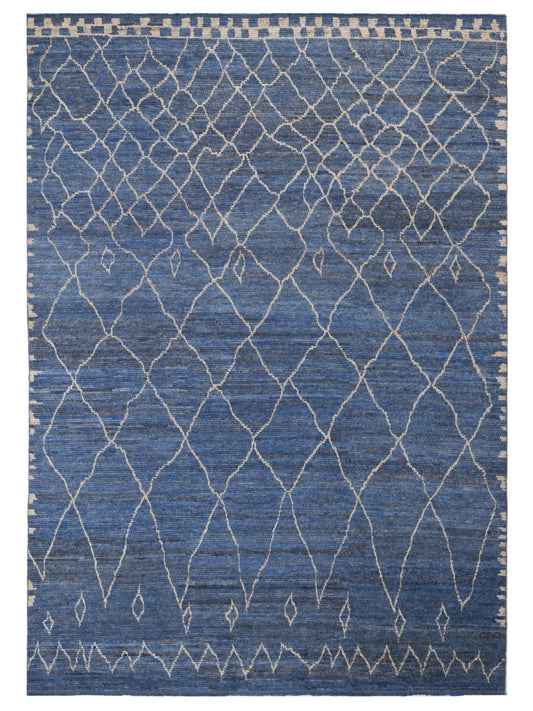 Pasha Berber  Blue Ivory Contemporary