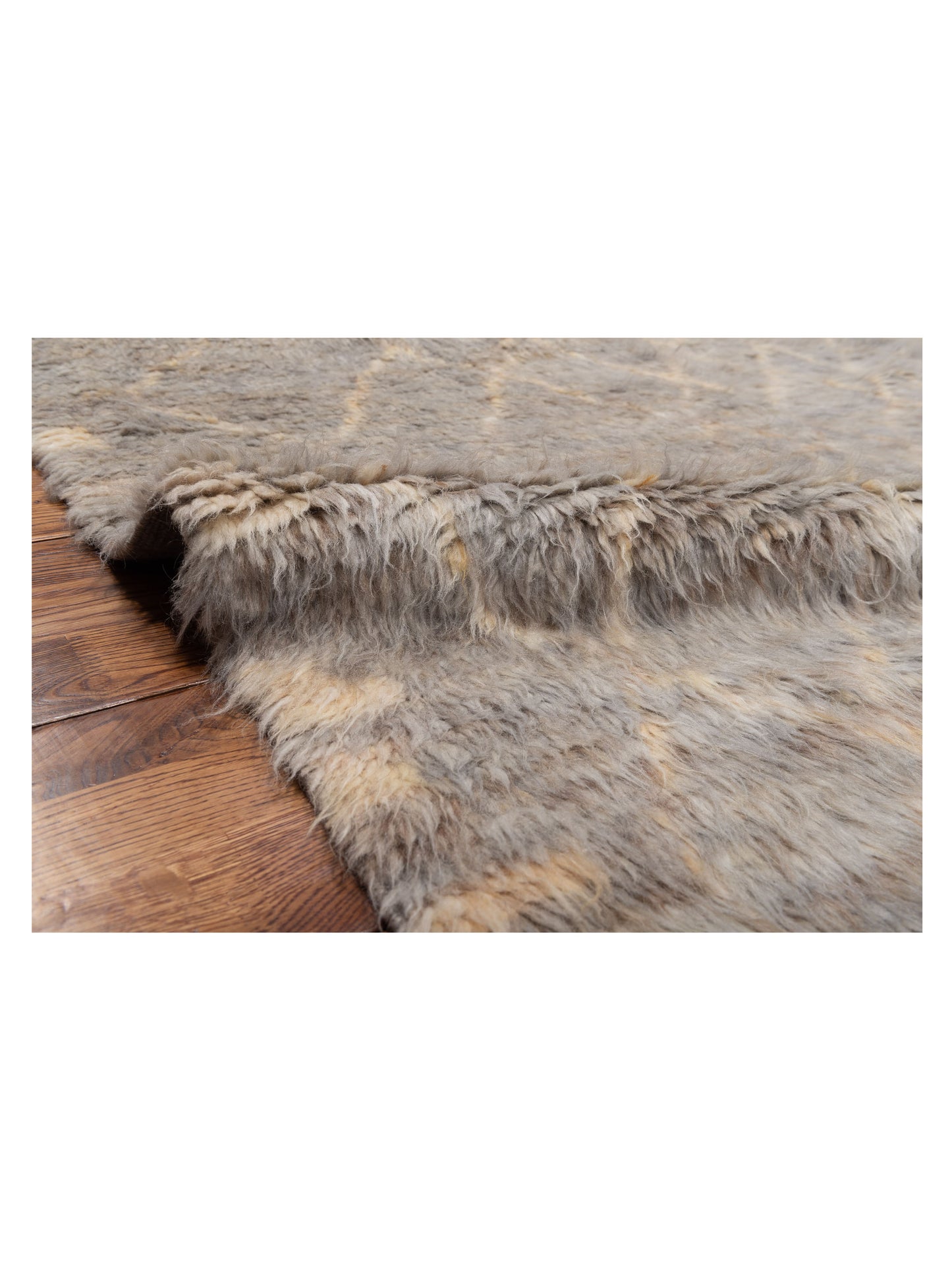 Baskra Silver Ivory 10.3x14.4 Hand Knotted Rug