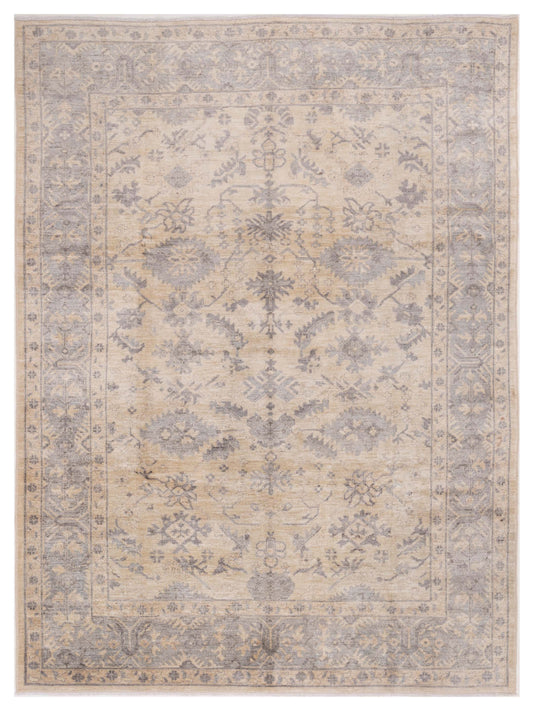 Pasha Anadol Oushak  Ivory Gray Traditional