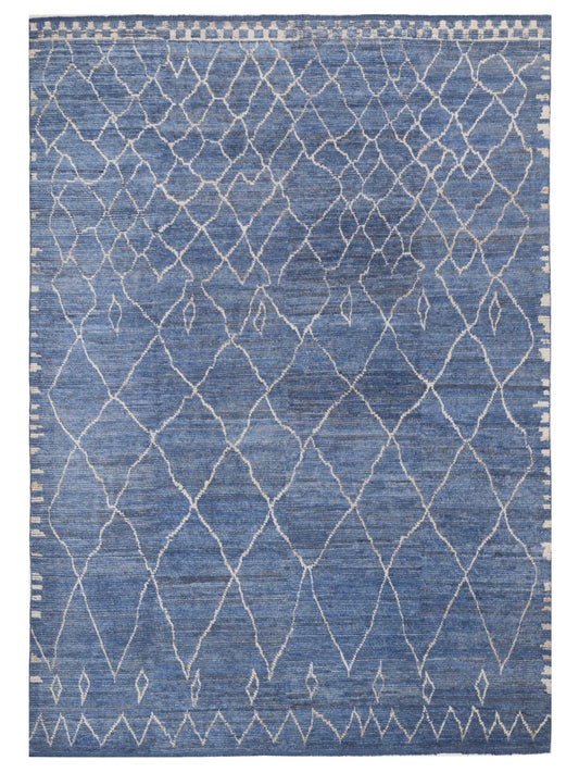 Pasha Berber  Blue Ivory Contemporary
