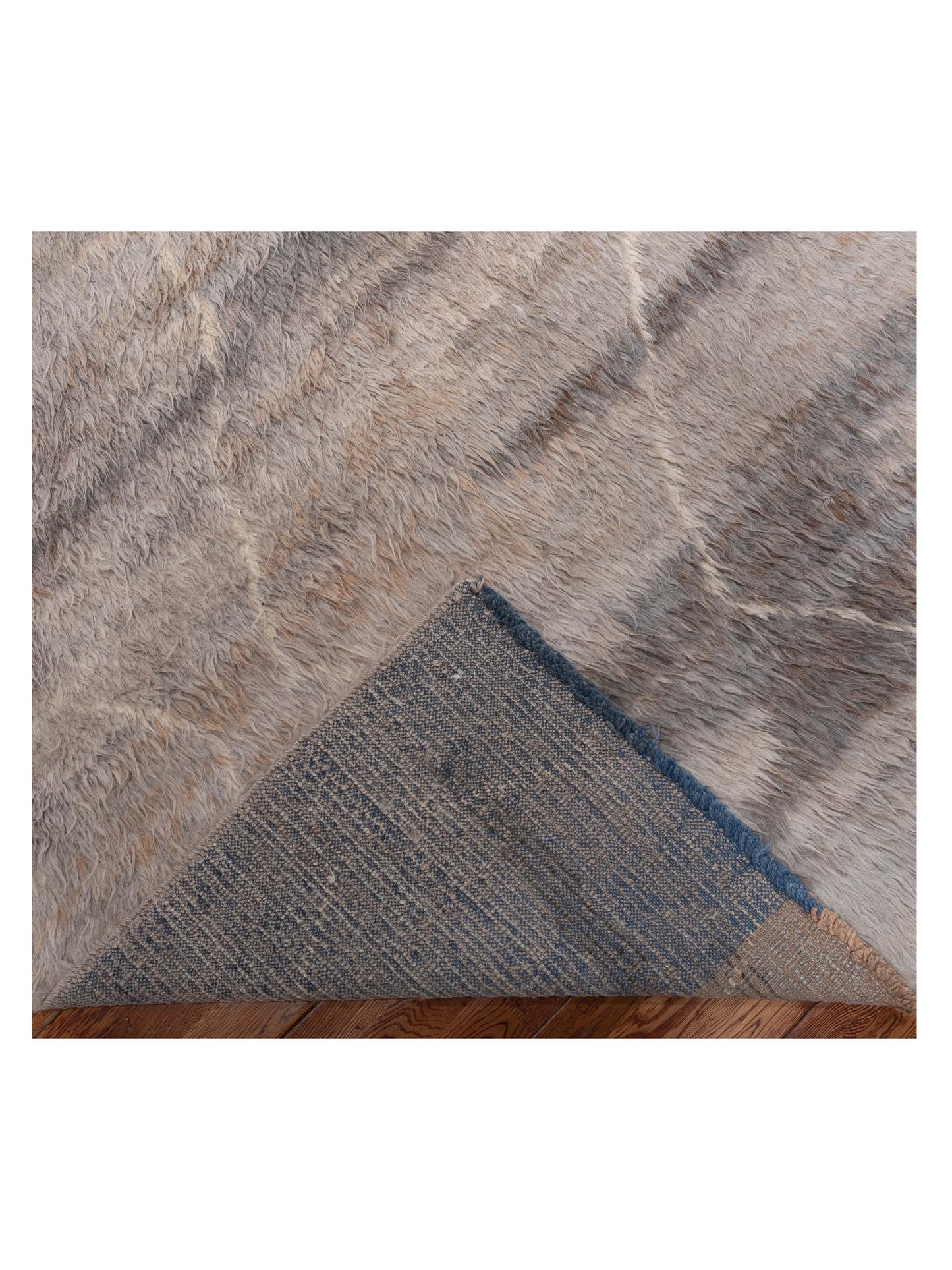 Baskra Silver Ivory 10.5x14.4 Hand Knotted Rug