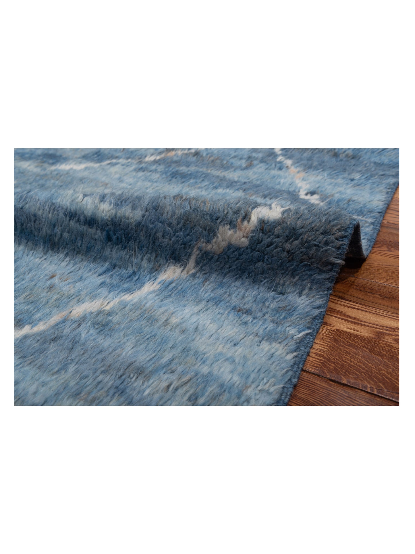 Baskra Indigo Indigo 5.4x8.6 Hand Knotted Rug