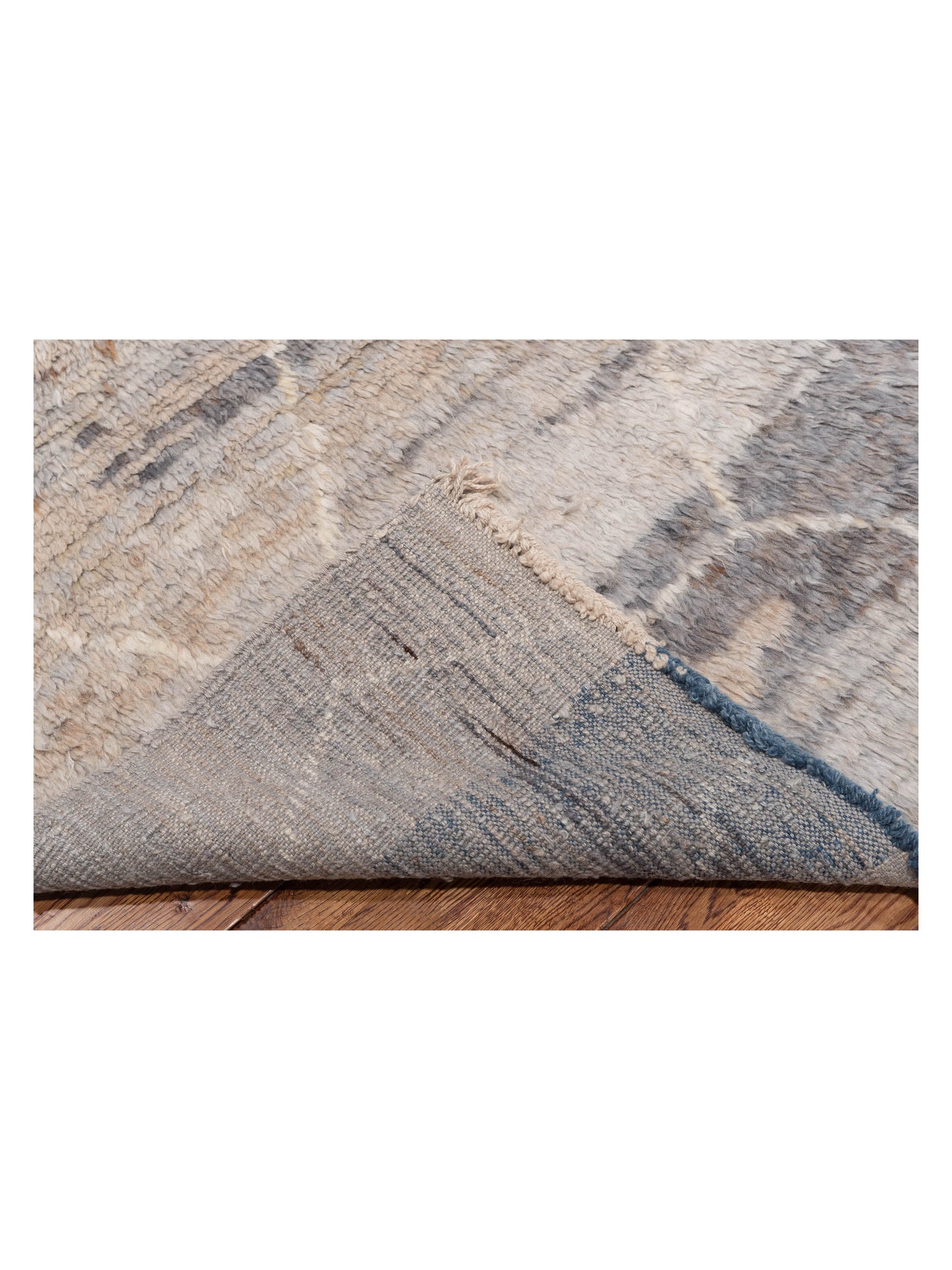 Baskra Silver Ivory 8.5x10 Hand Knotted Rug