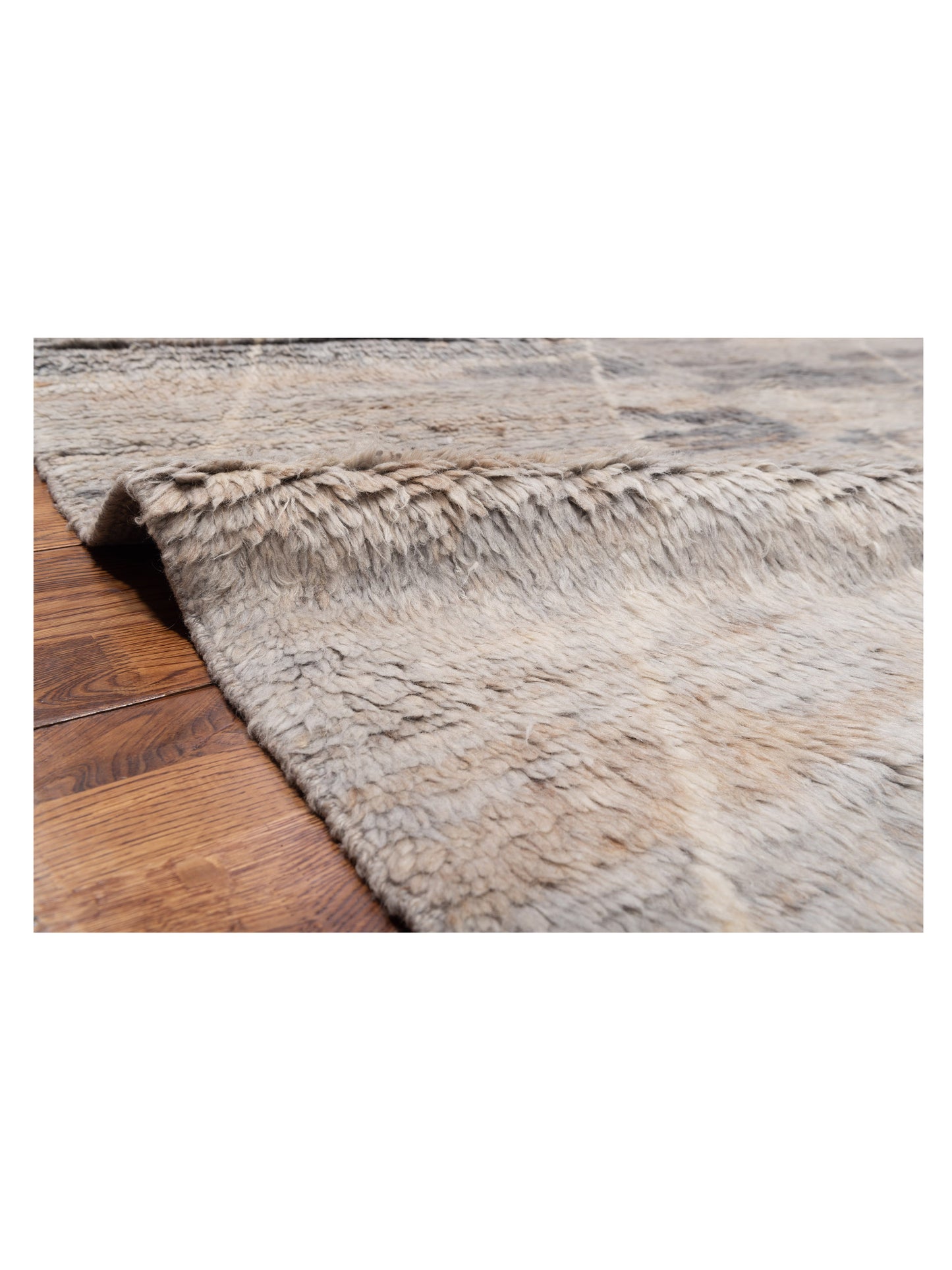 Baskra Silver Ivory 8.5x10 Hand Knotted Rug