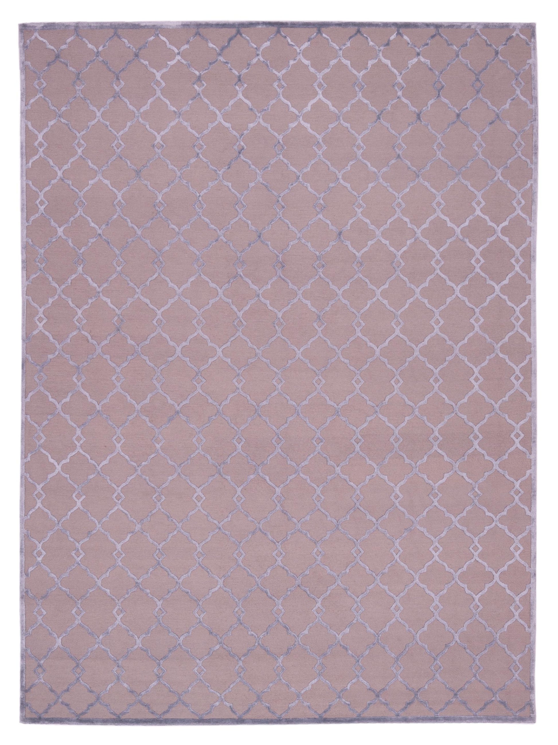 Siena Tibetino  Beige Blue Contemporary