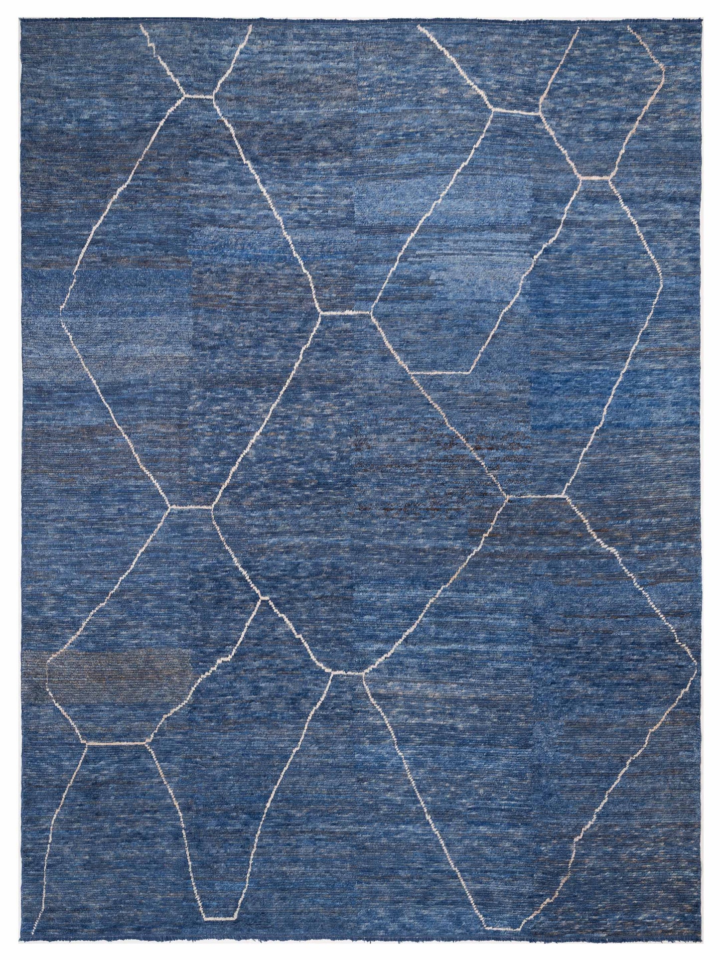 Pasha Berber  Indigo Gray Contemporary