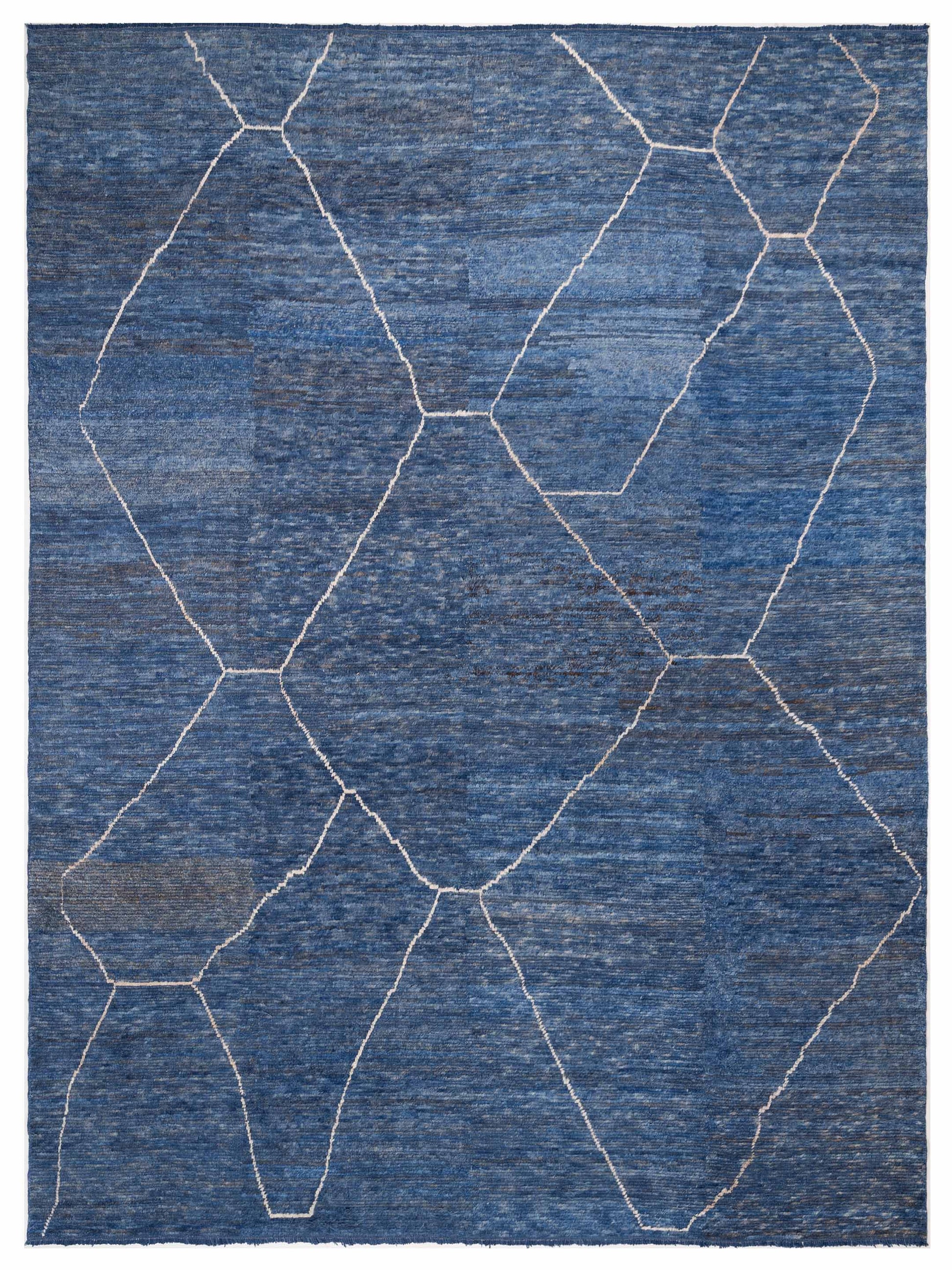 Pasha Berber  Indigo Gray Contemporary