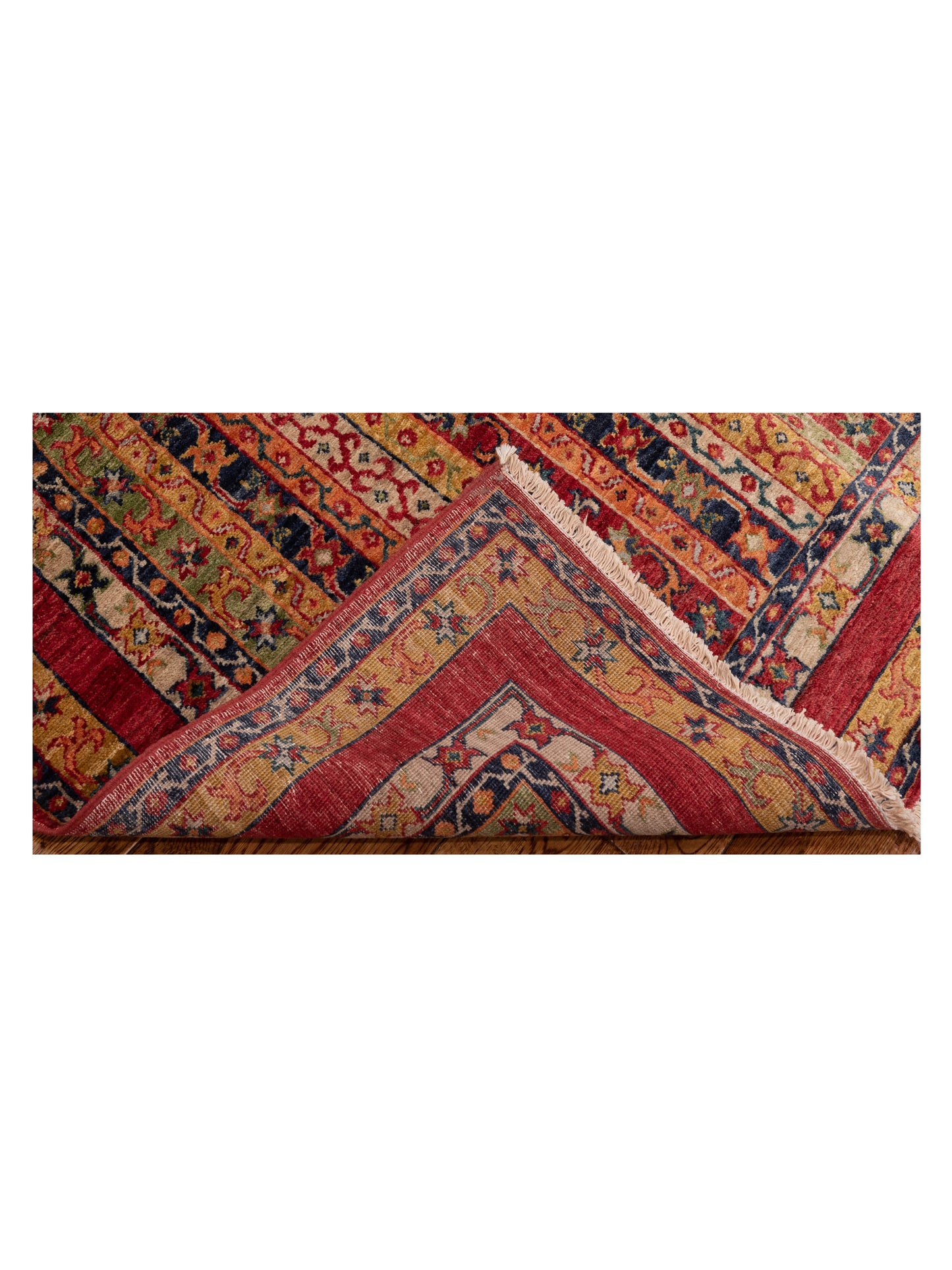 Shalanta Multi 3.11x57 Hand Knotted Rug