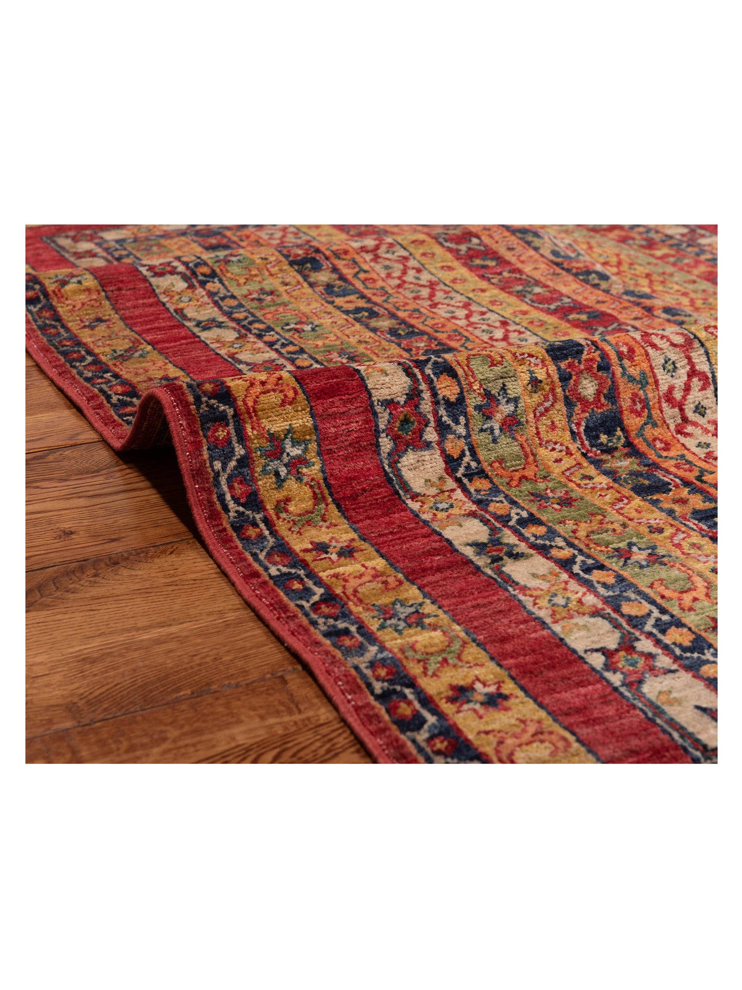Shalanta Multi 3.11x57 Hand Knotted Rug