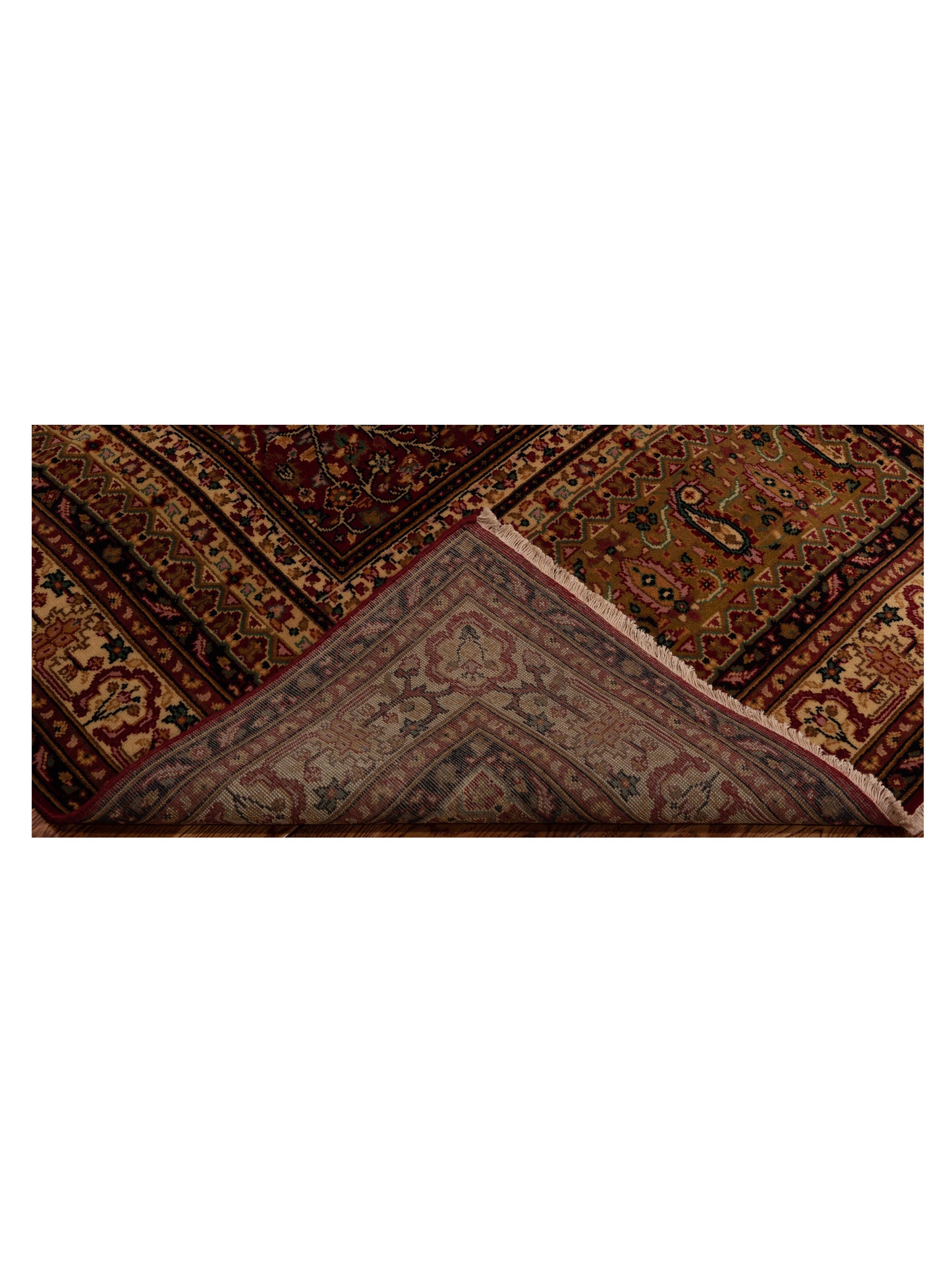 Sansira Red Ivory 4.1x6.1 Hand Knotted Rug