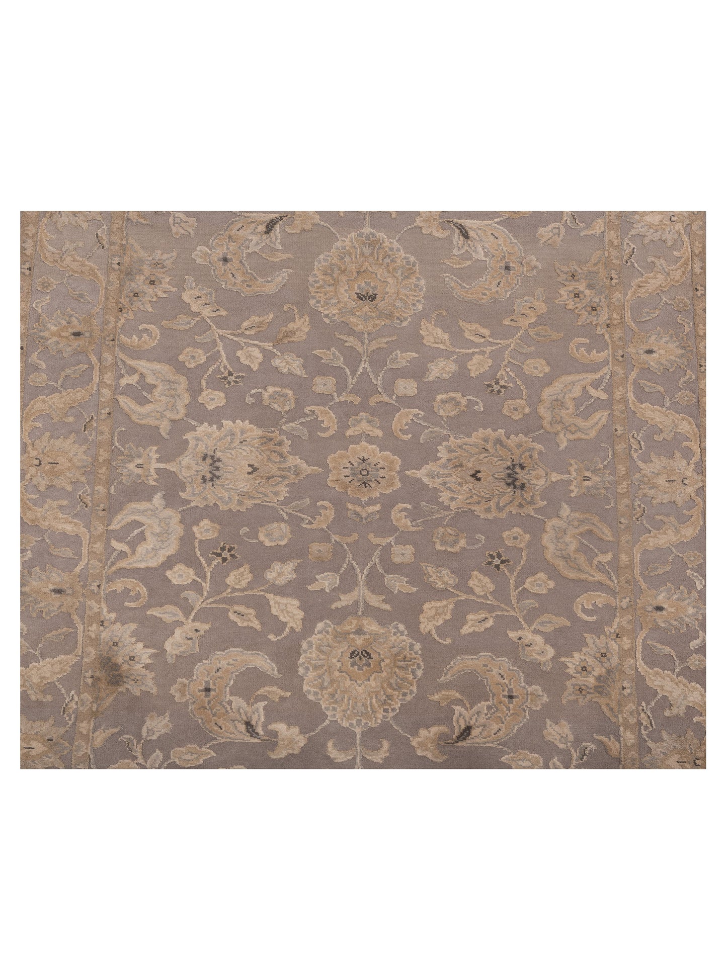 Javira Silk Gray Gray 2.7x6 Hand Knotted Rug