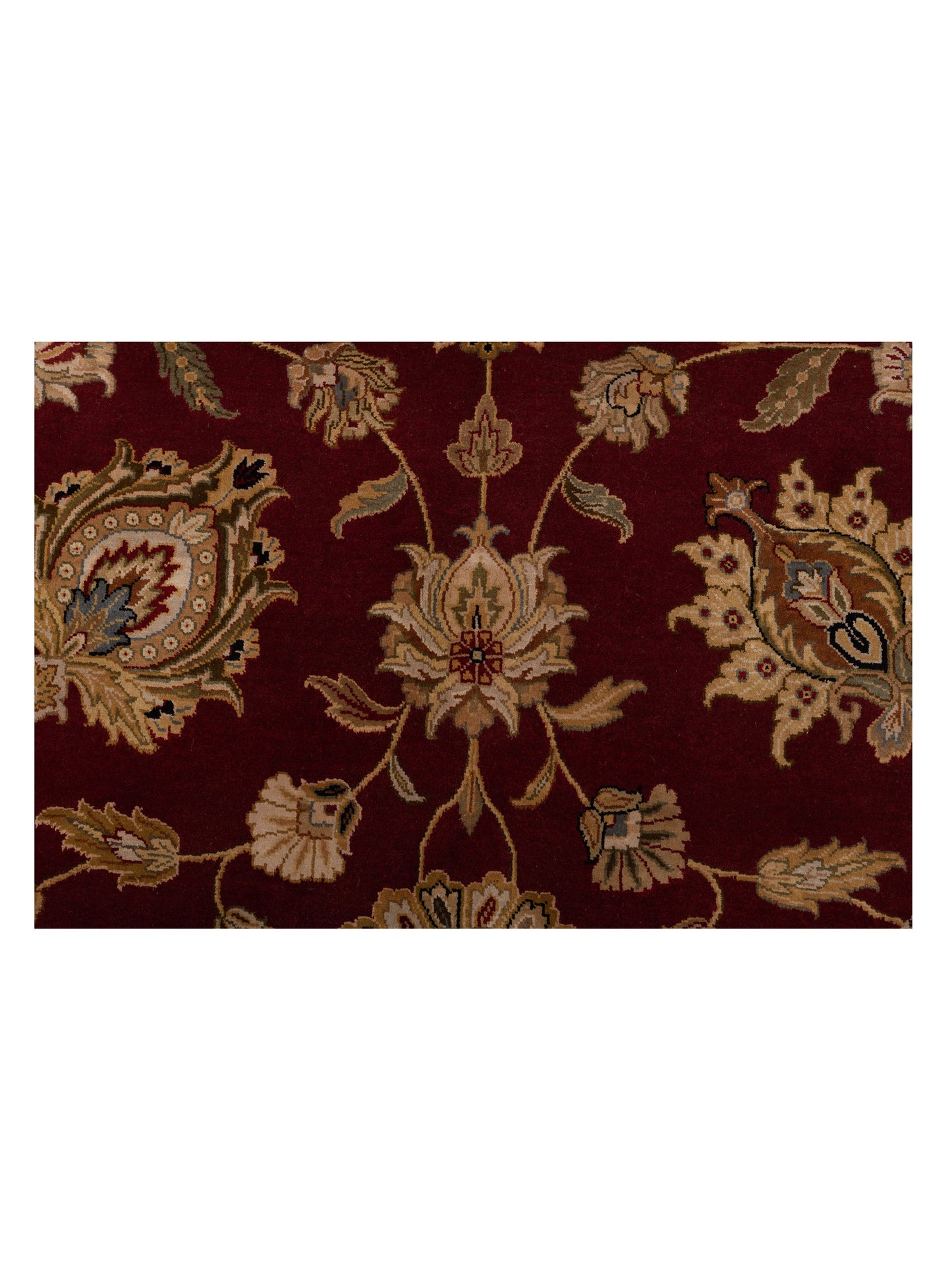 Javira Silk Red Beige 9.2x12.2 Hand Knotted Rug