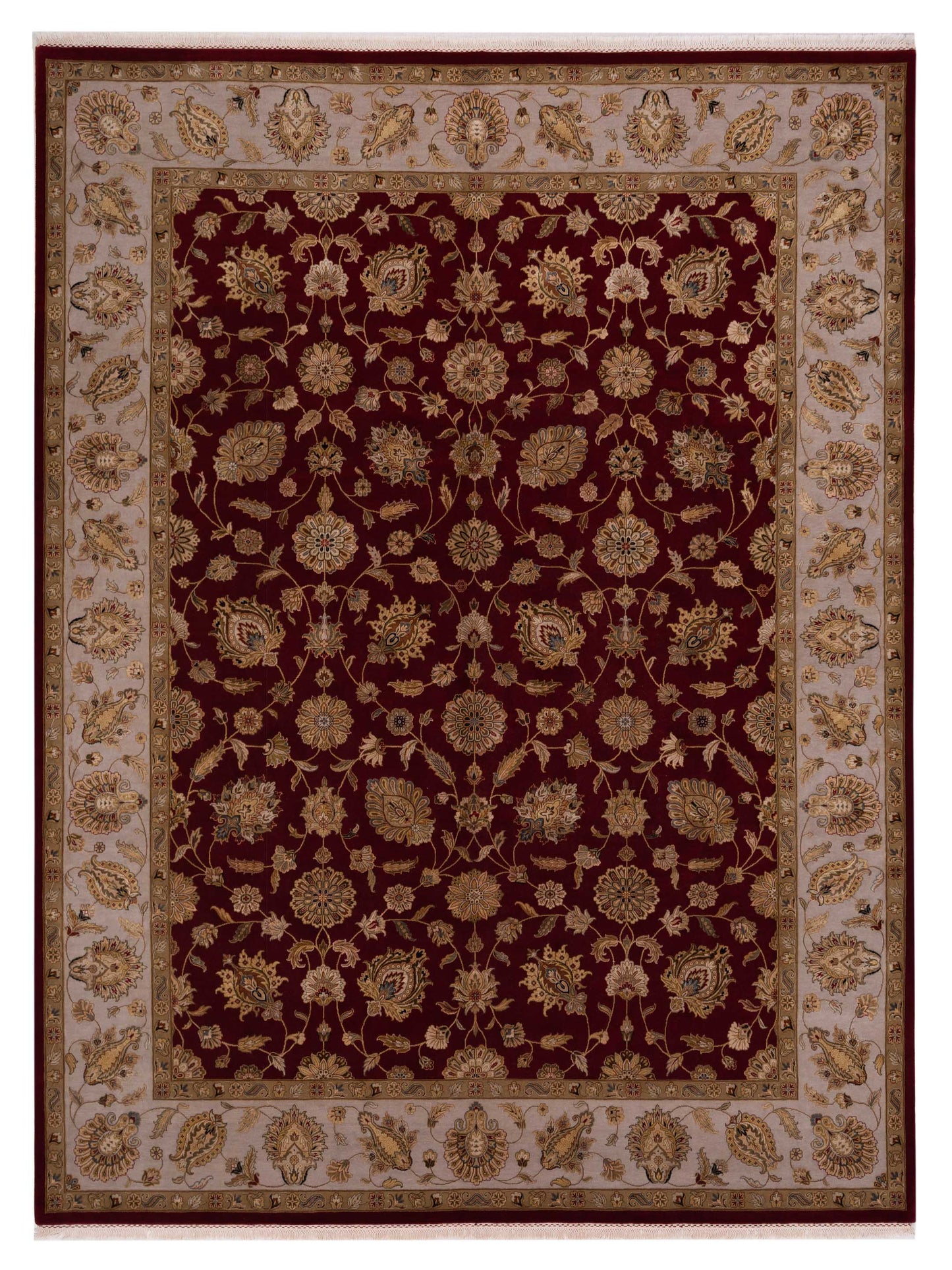 Rajpur Imperial Silk  Red Beige Traditional
