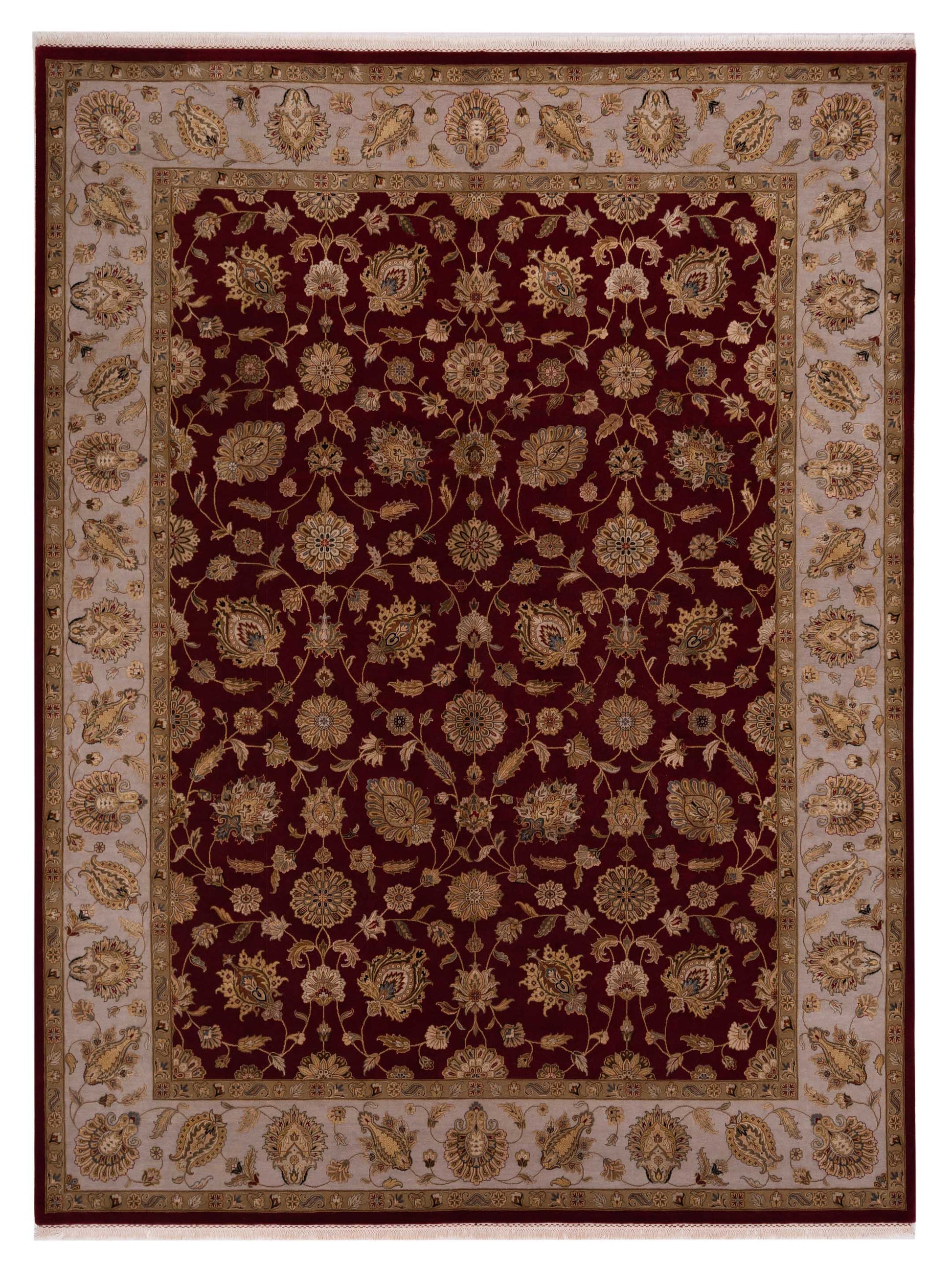 Rajpur Imperial Silk  Red Beige Traditional