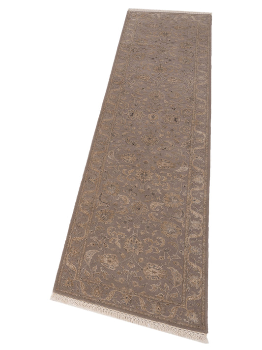 Javira Silk Gray 2.7x9.11 Hand Knotted Rug