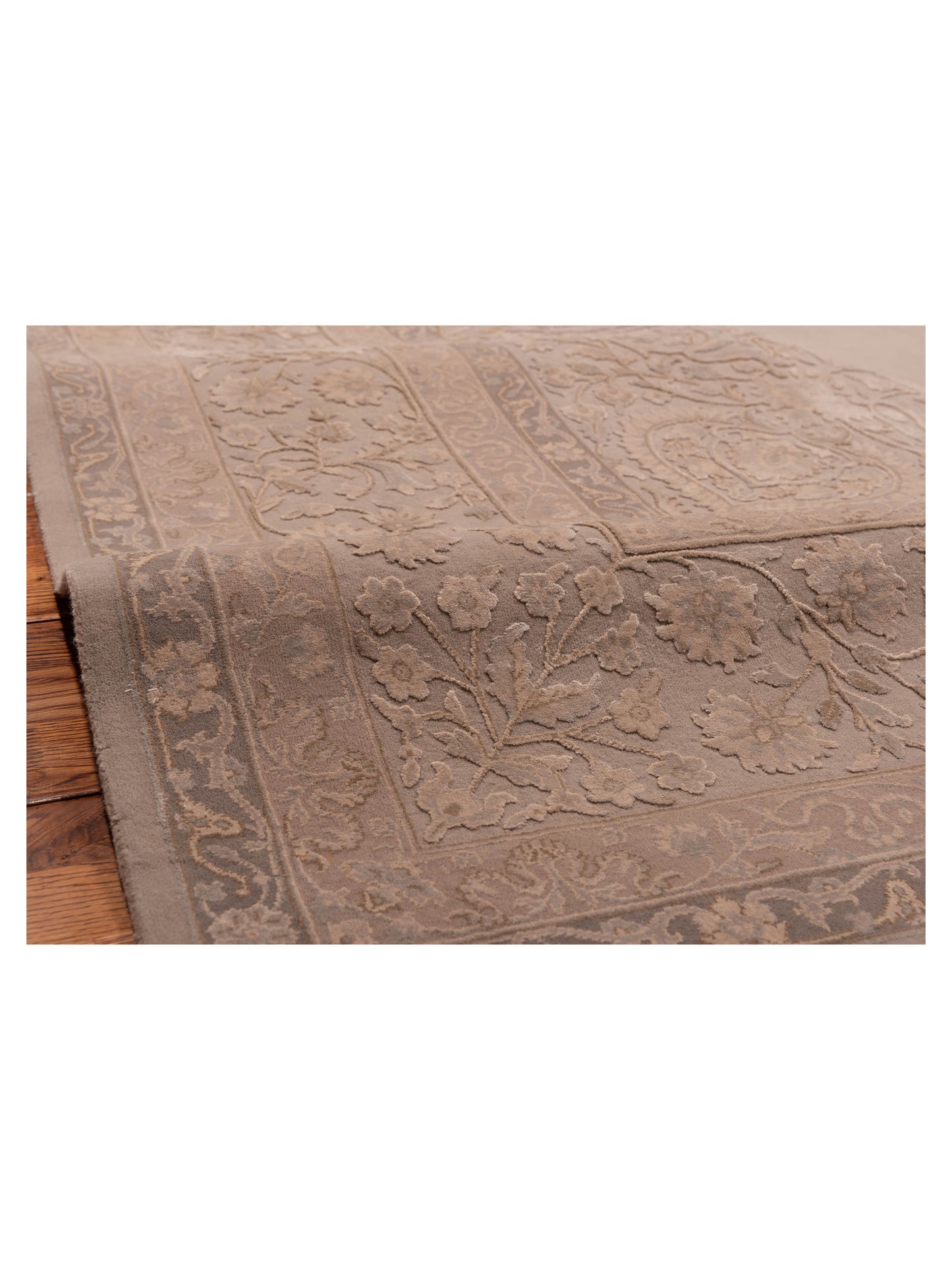 Javira Silk Silver 9.1x12.2 Hand Knotted Rug