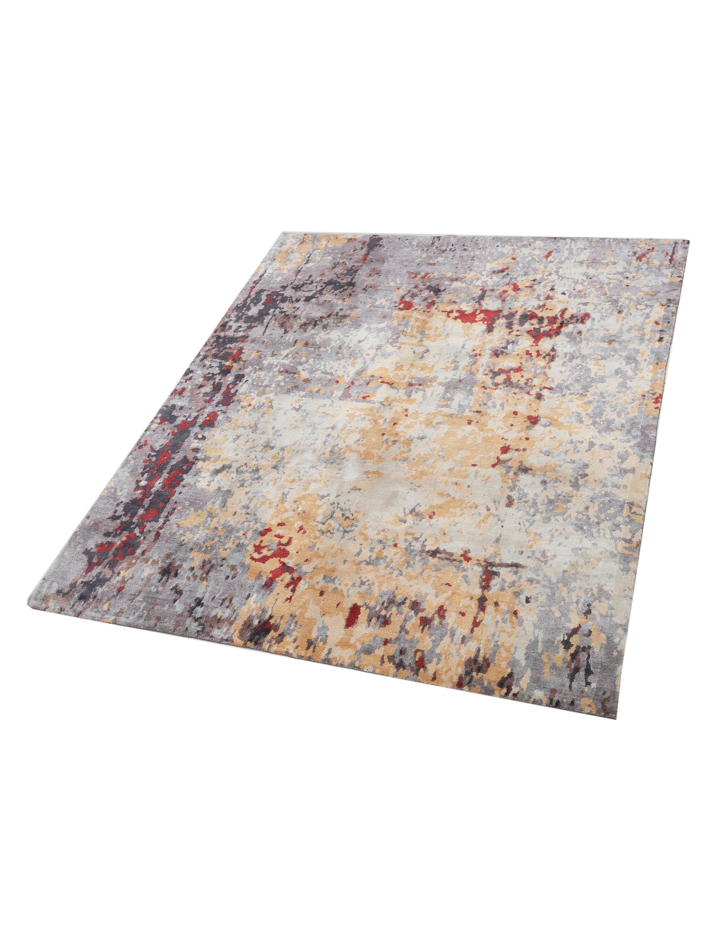 Tenzari Multi 8x10 Hand Knotted Rug