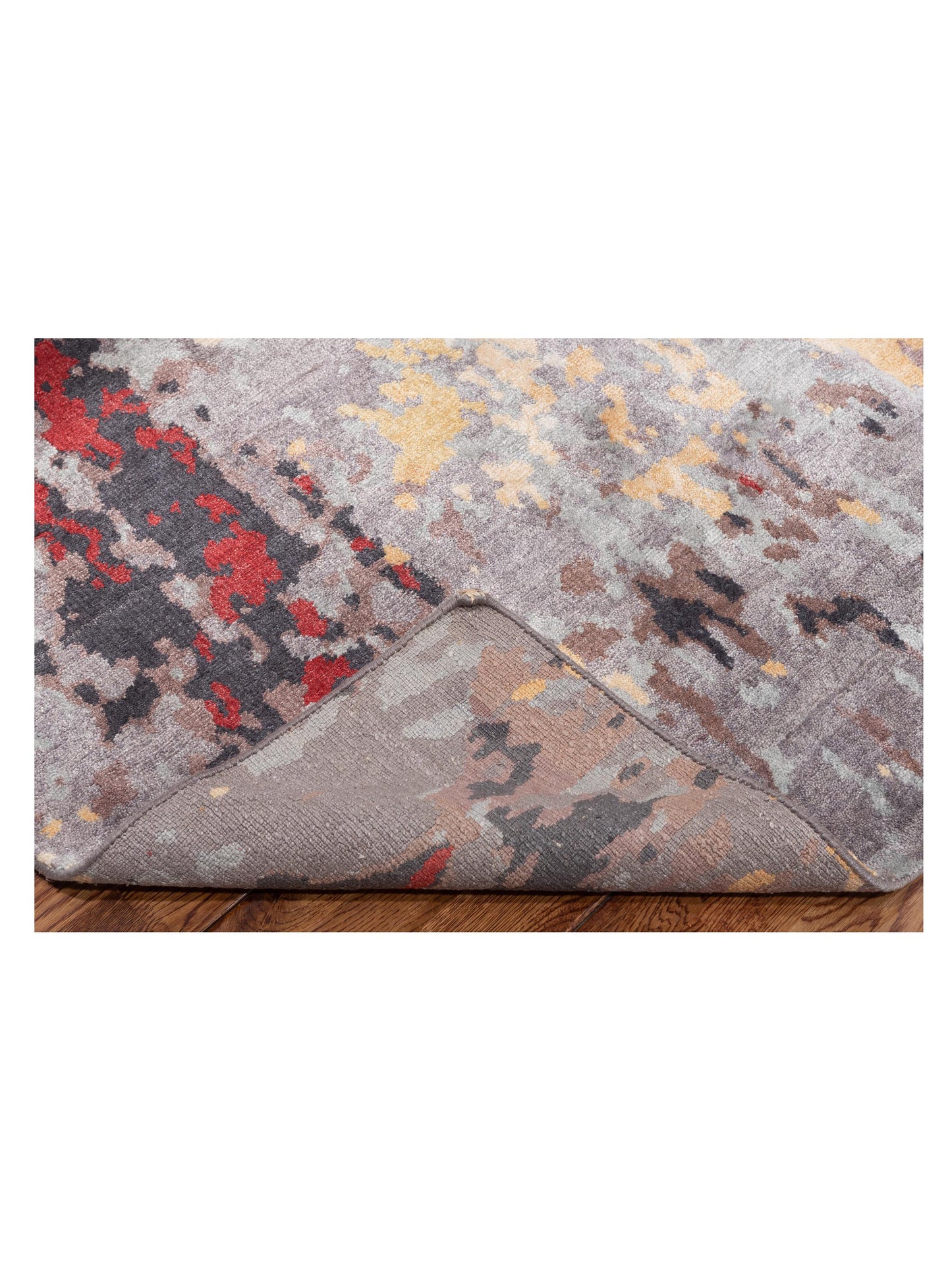 Tenzari Multi 8x10 Hand Knotted Rug